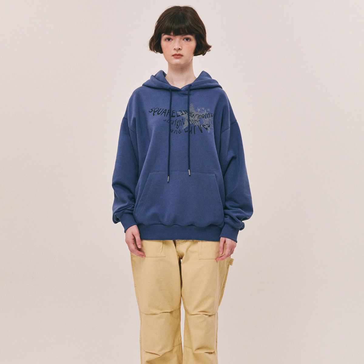 스퀘어라인(SQUARELINE) Letter Star Hoodie - 3color