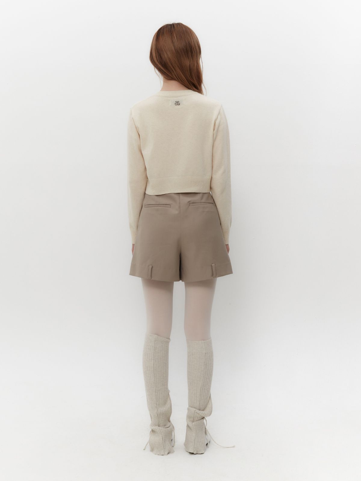 뚜오미오(TUOMIO) RIBBON LEG WARMER [LIGHT GREY]
