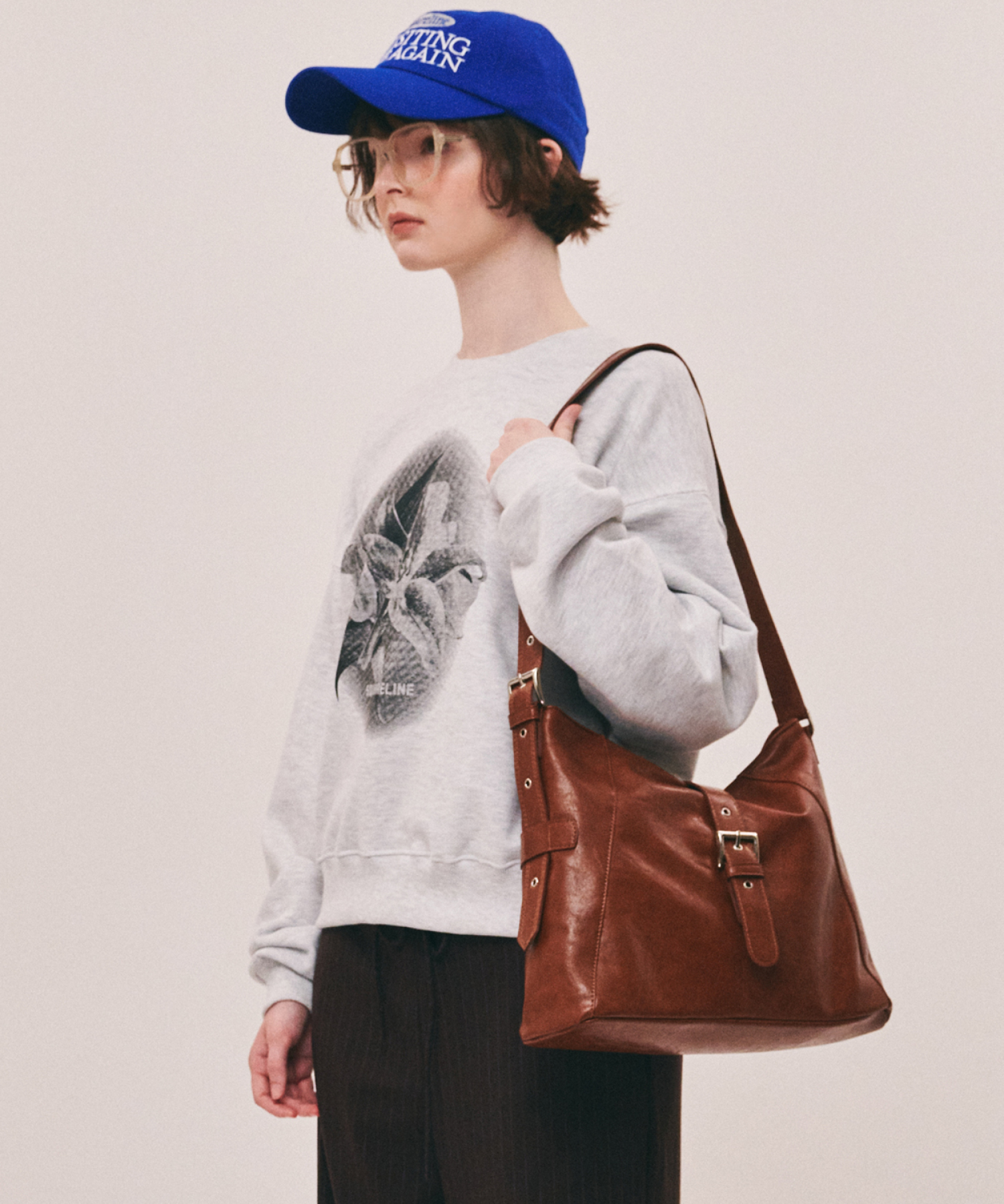 ★SQUARE LINE★CHARMING 2-WAY SHOULDER BAG★ショルダーバッグ Korean Brand SQUARE line Charming Shoulder Bag - Shop square