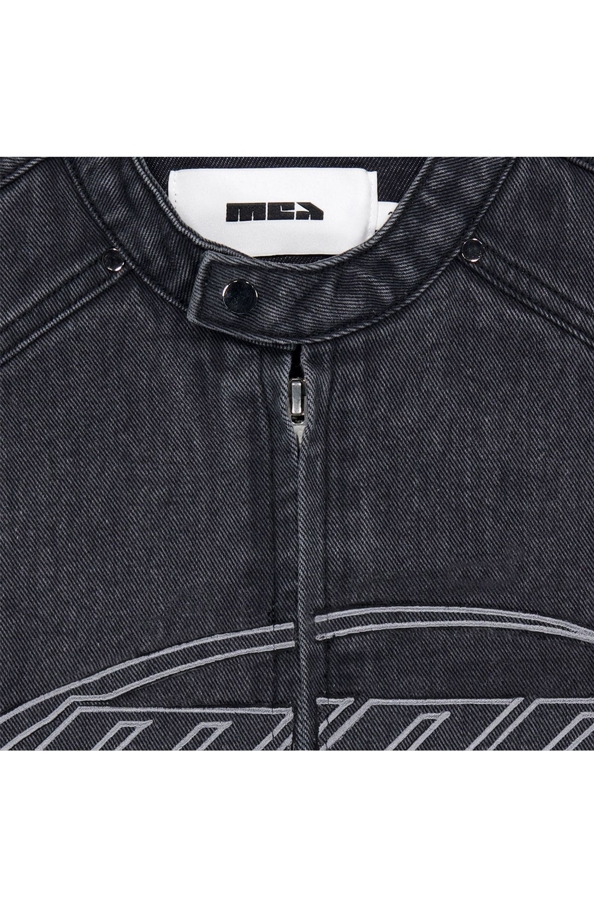 메아(MEA) RACING DENIM JACKET [DARK GREY]