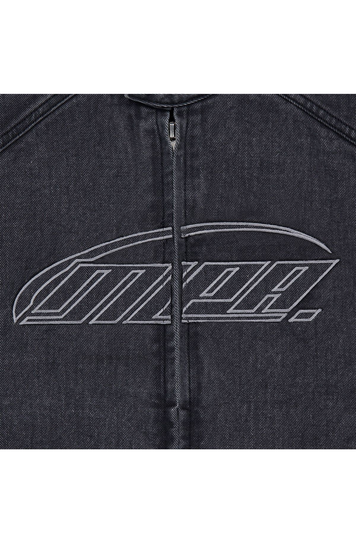 메아(MEA) RACING DENIM JACKET [DARK GREY]