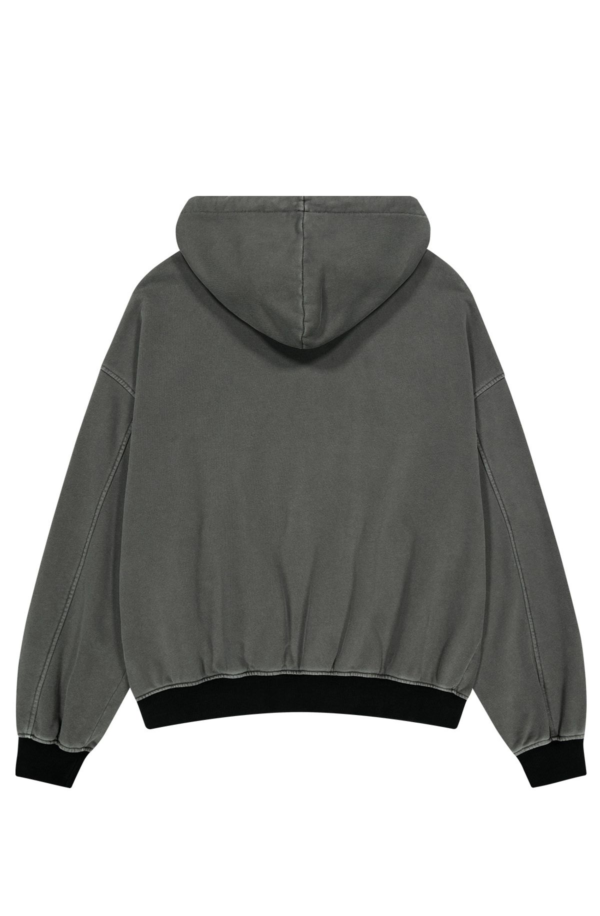 메아(MEA) PATCH WASHING HOODIE ZIP [KHAKI]
