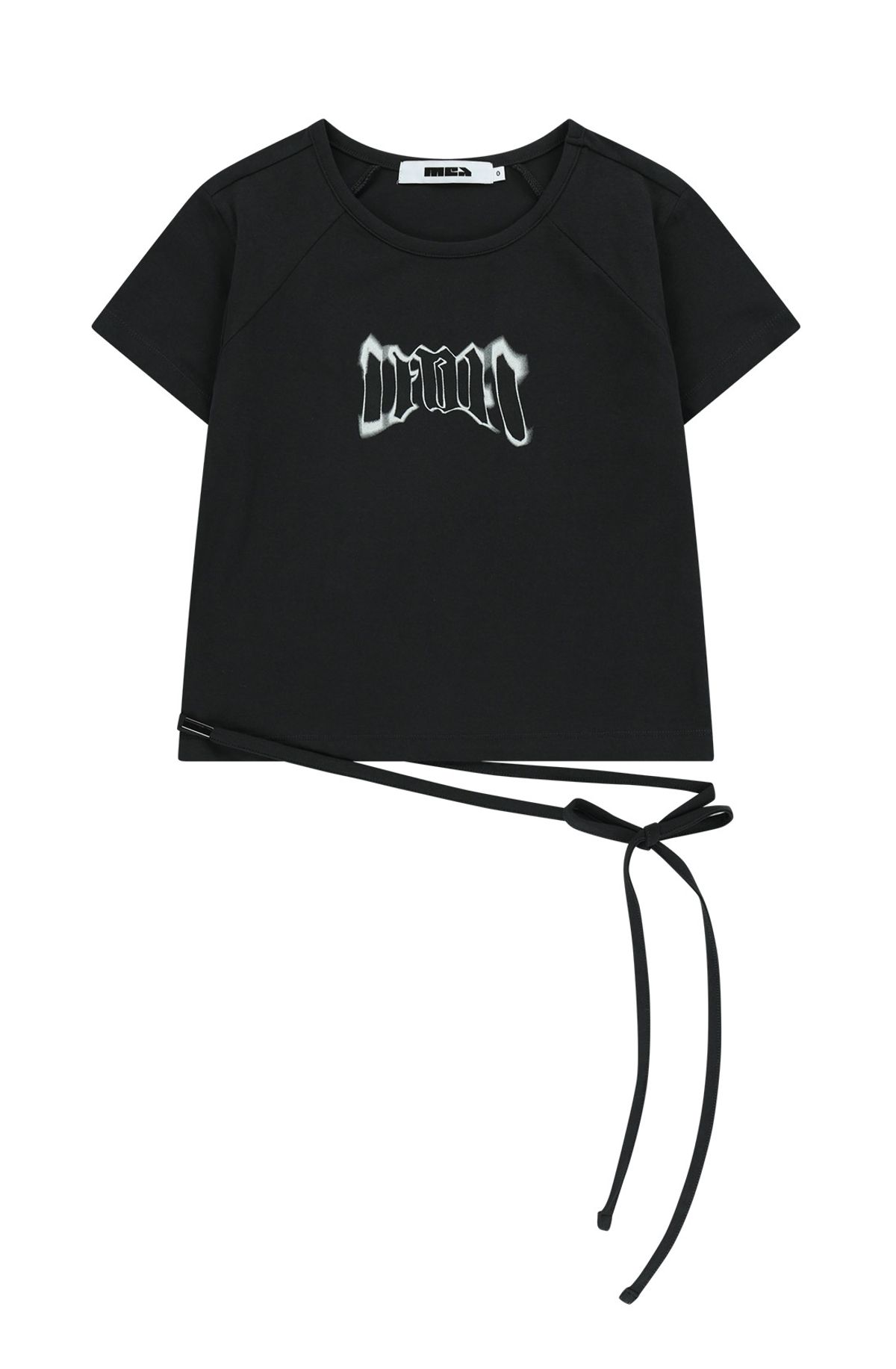 메아(MEA) STRAP BABY T SHIRT [BLACK]