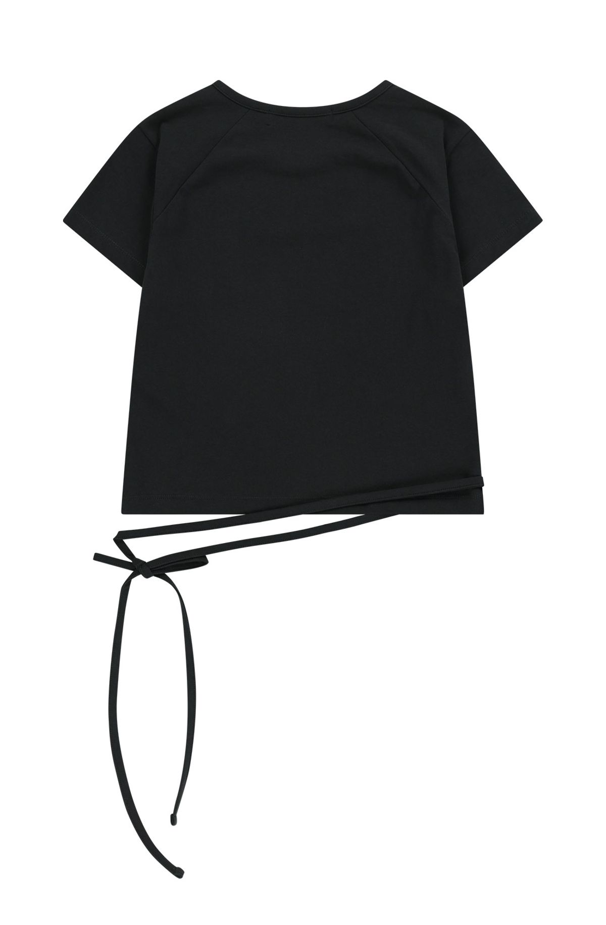 메아(MEA) STRAP BABY T SHIRT [BLACK]