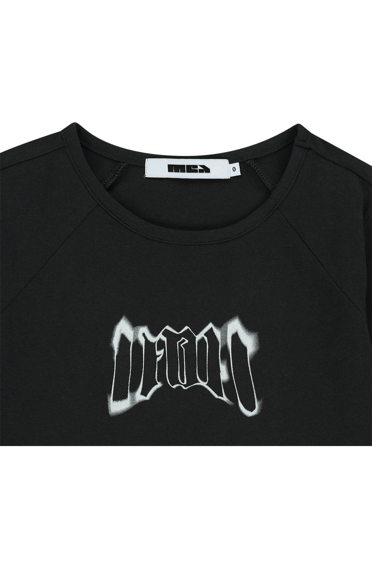 메아(MEA) STRAP BABY T SHIRT [BLACK]