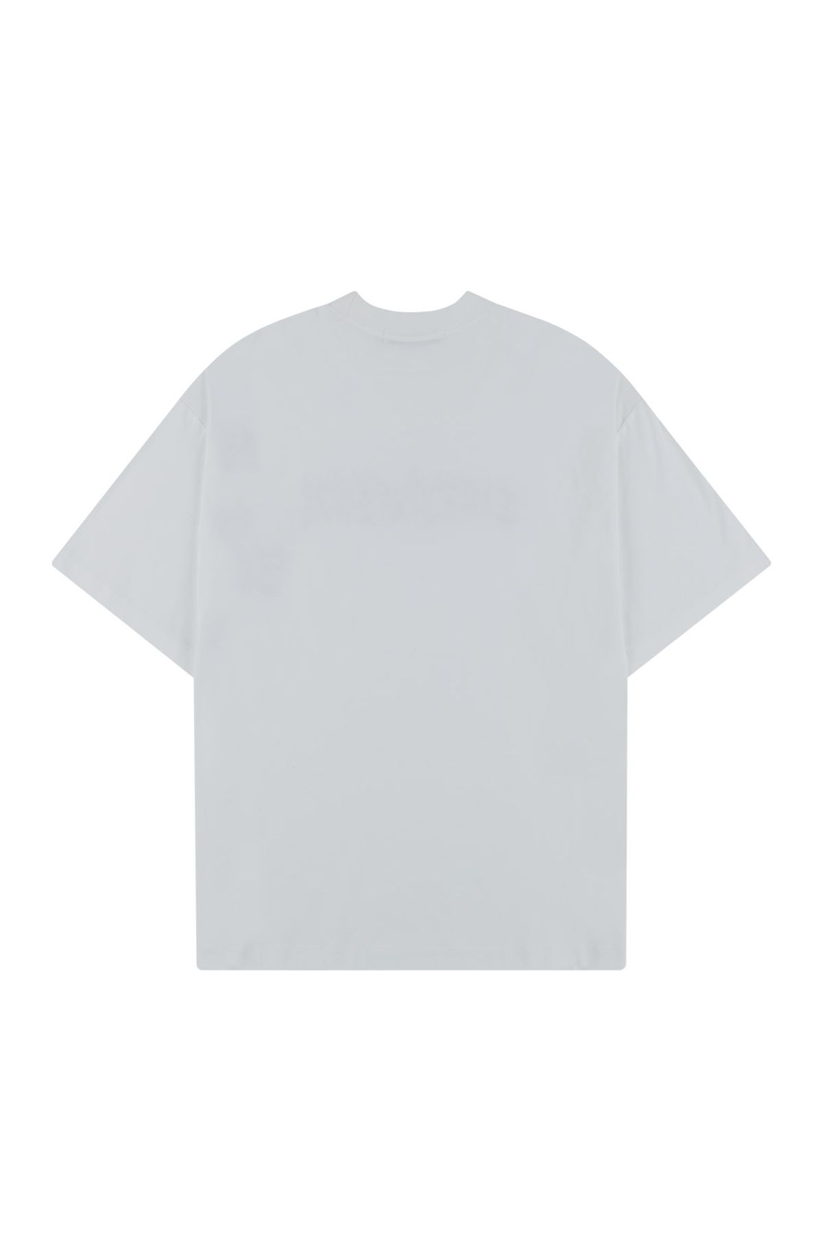 메아(MEA) HALF NECK GRAPHIC T-SHIRT [WHITE]