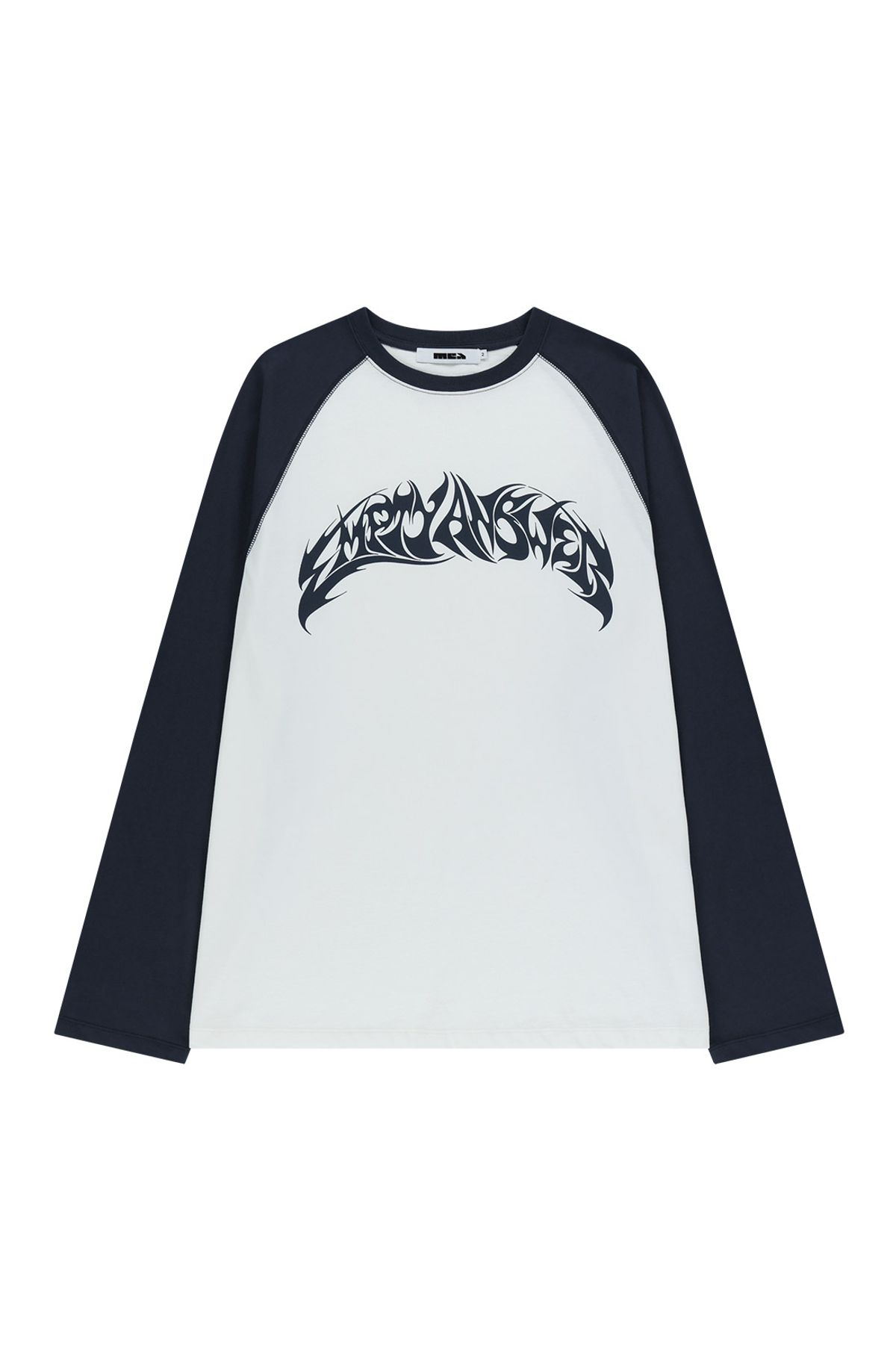 메아(MEA) RAGLAN OVERSIZED L/S TOP [NAVY]