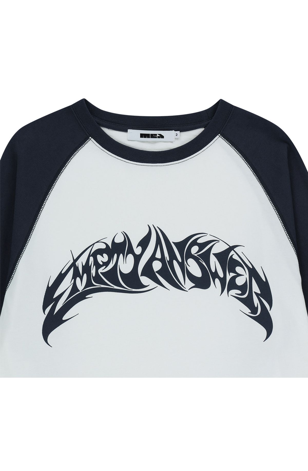 메아(MEA) RAGLAN OVERSIZED L/S TOP [NAVY]