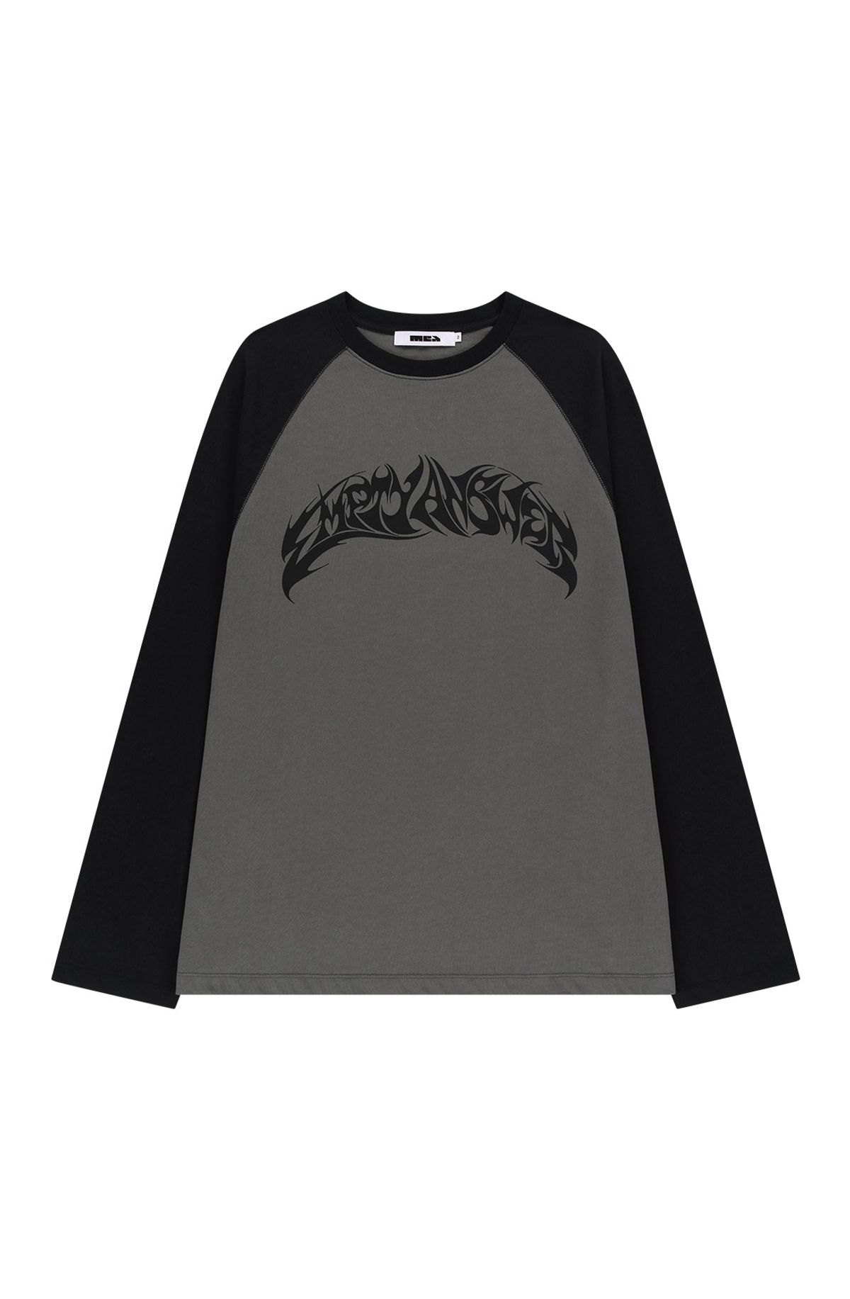 메아(MEA) RAGLAN OVERSIZED L/S TOP [BLACK]