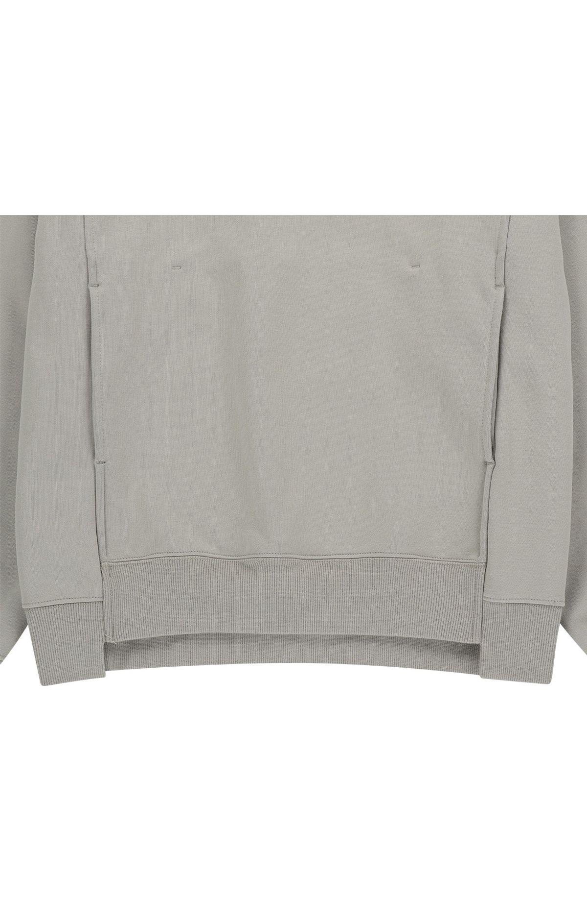 메아(MEA) POINT ZIP OVERSIZED HOODIE [BEIGE]
