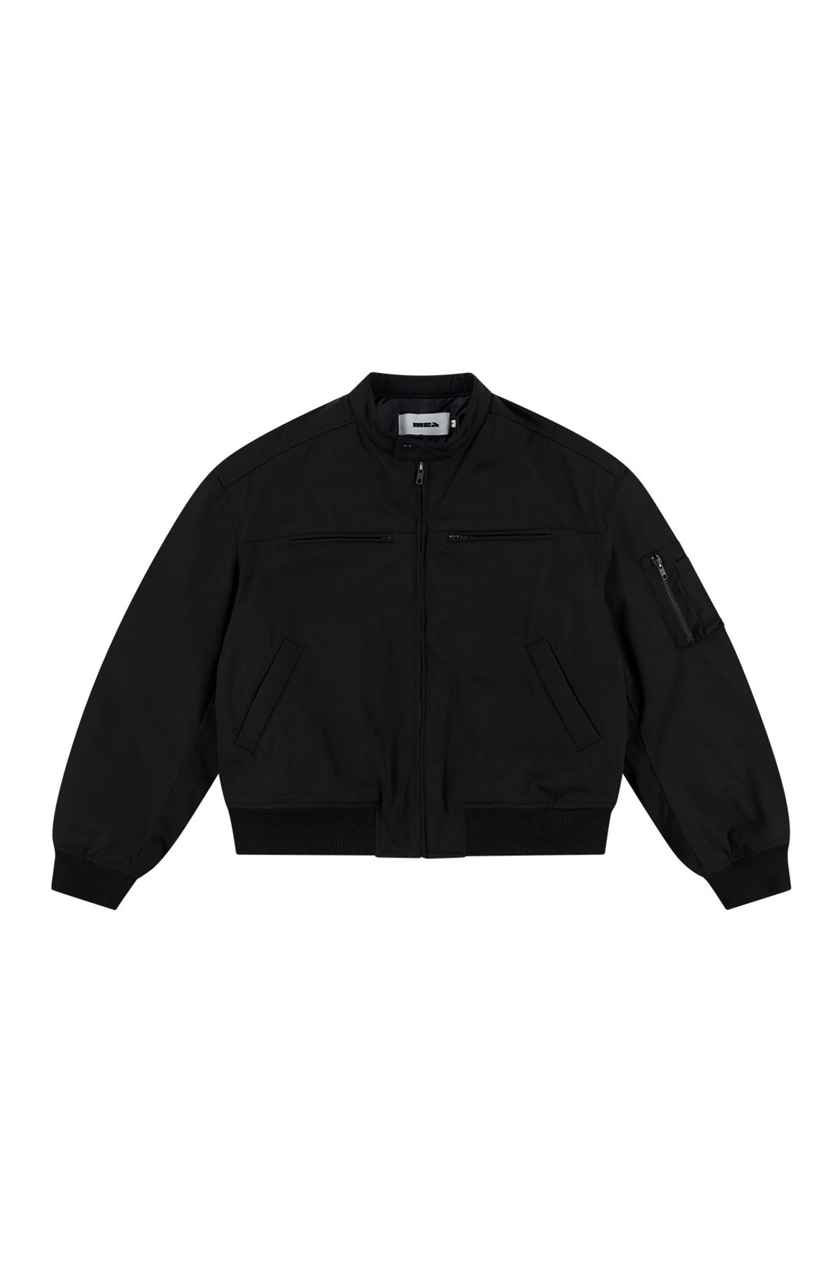 메아(MEA) NYLON VARSITY [BLACK]