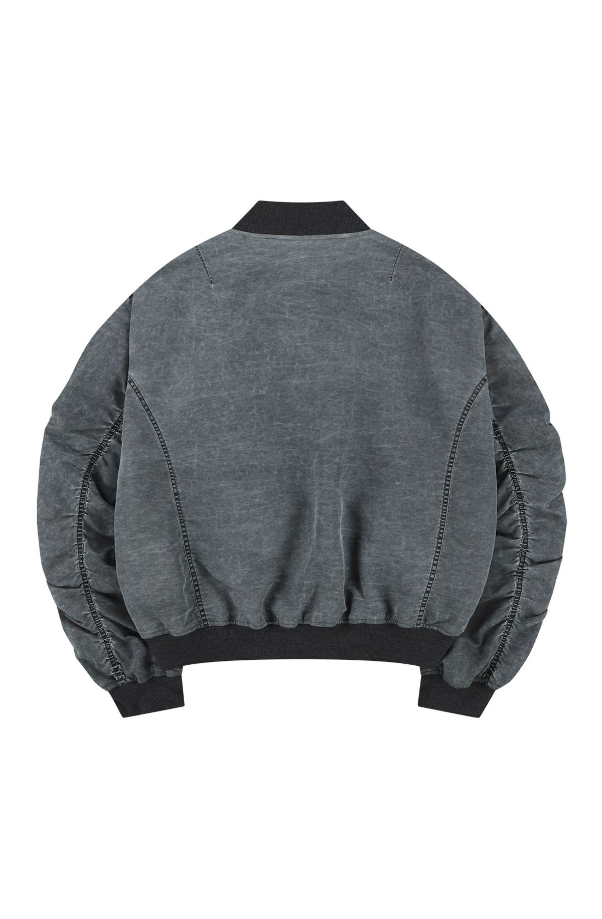 메아(MEA) WASHED BOMBER [GREY]