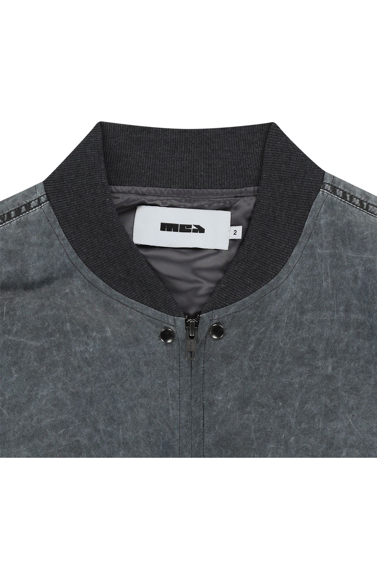 메아(MEA) WASHED BOMBER [GREY]