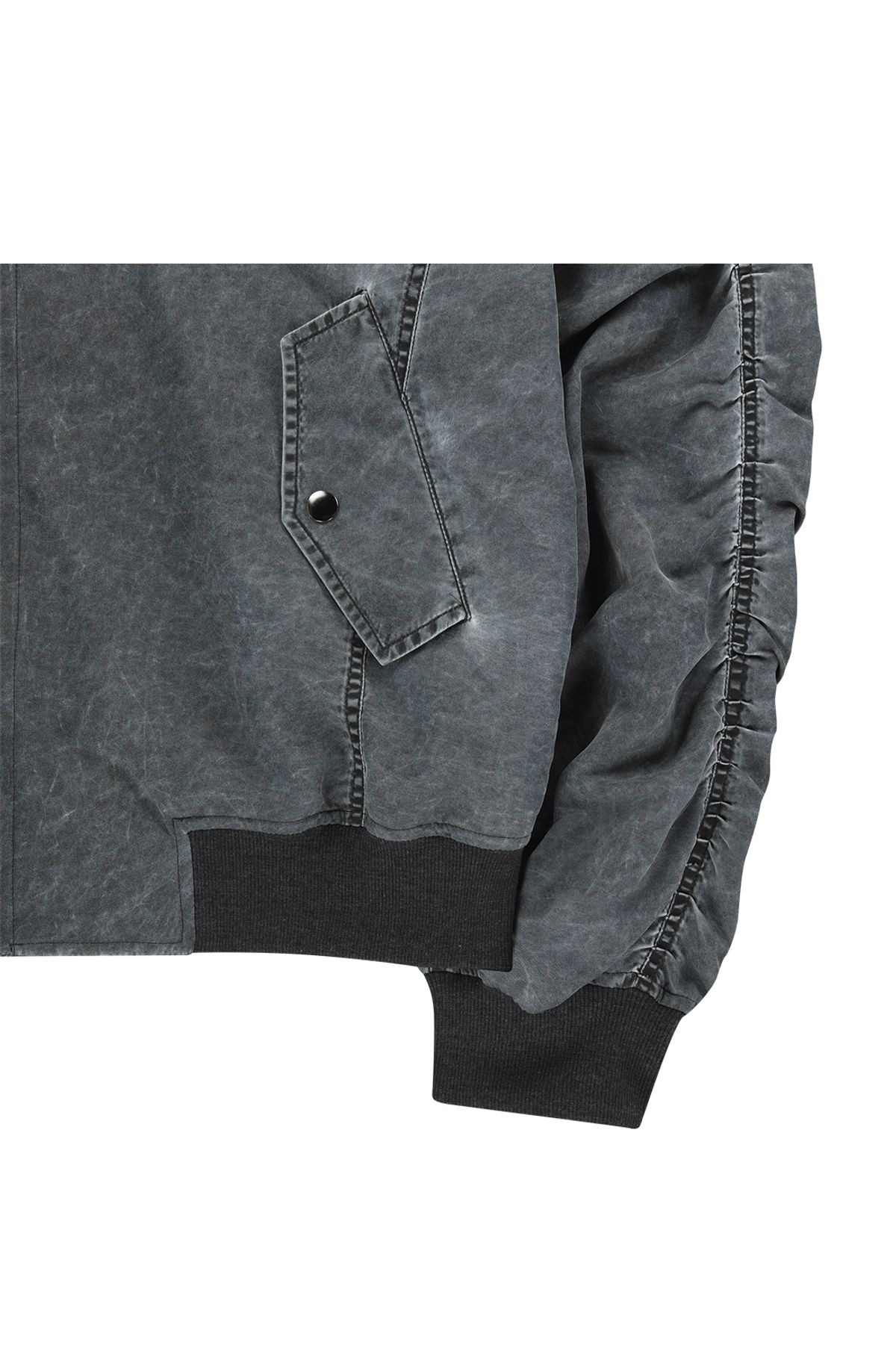 메아(MEA) WASHED BOMBER [GREY]