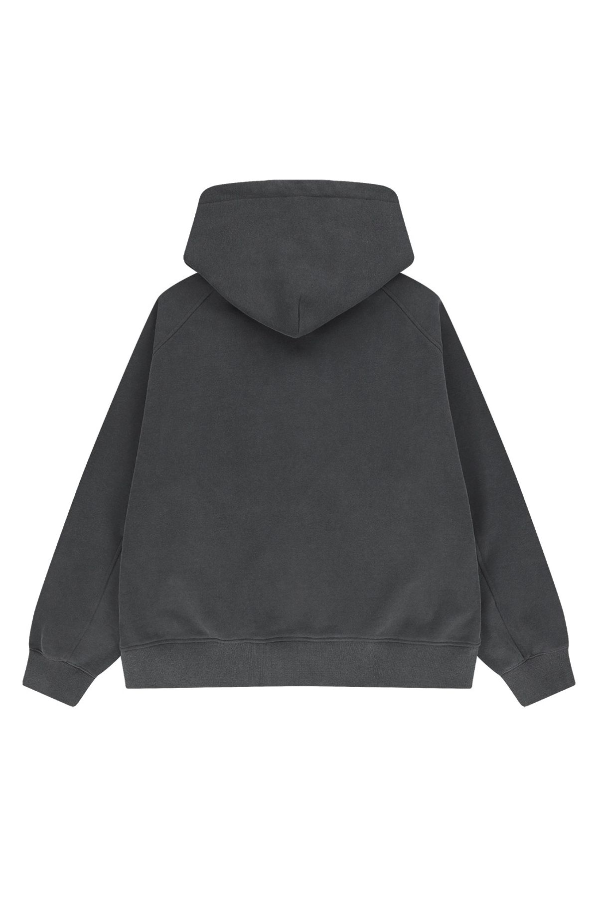 메아(MEA) GRAPHIC PANELED HOOD ZIP  [DARK GREY]
