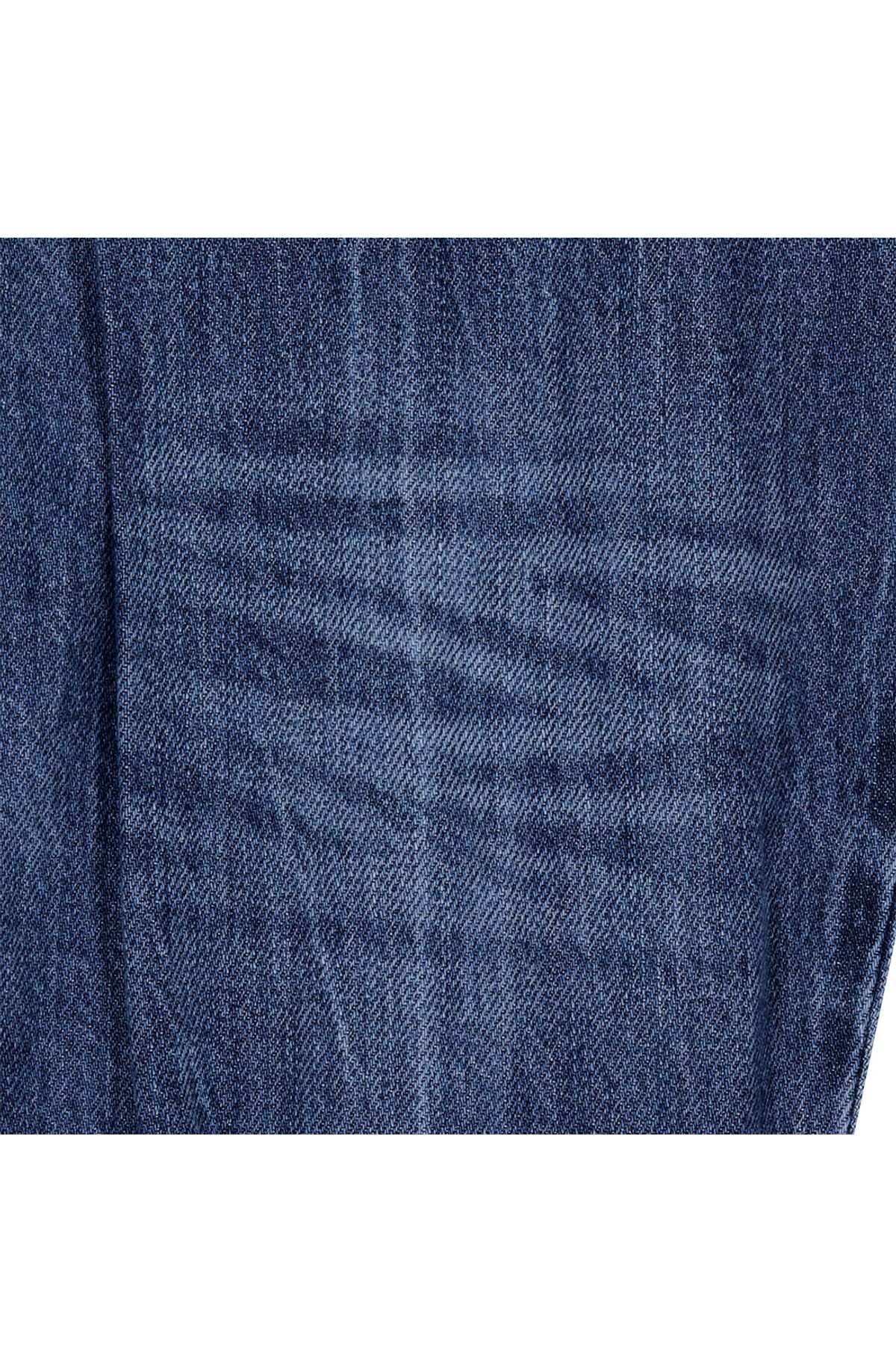 메아(MEA) OVERSIZED DENIM HOOD ZIP [BLUE]