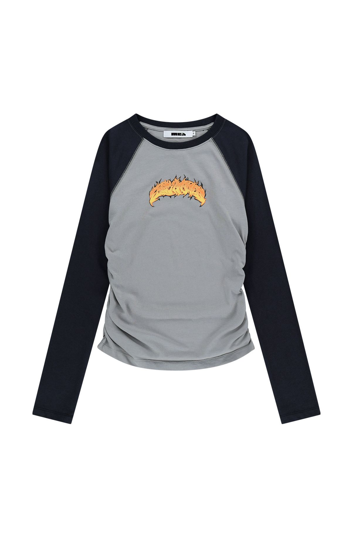 메아(MEA) RAGLAN FRAME L/S TOP [NAVY]