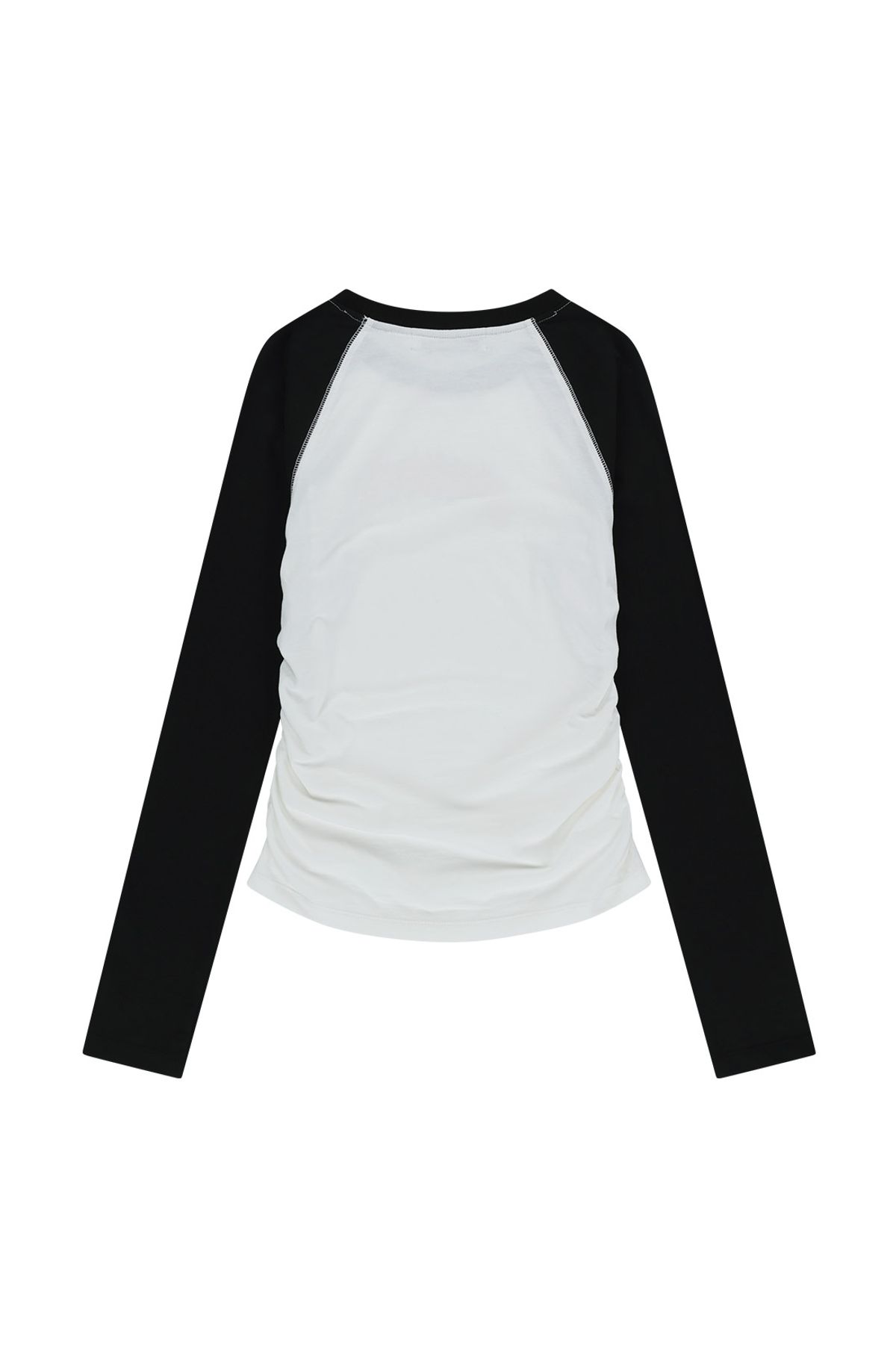 메아(MEA) RAGLAN FRAME L/S TOP [BLACK]