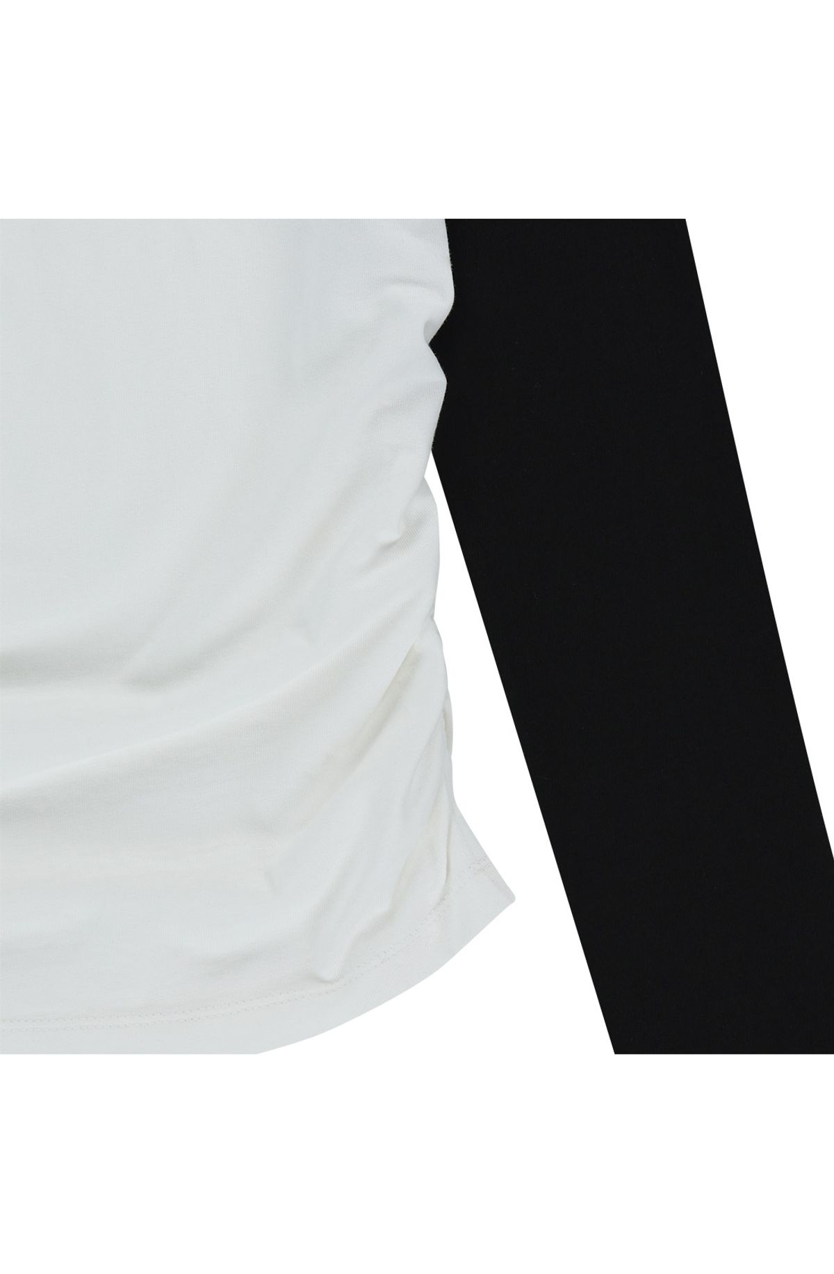 메아(MEA) RAGLAN FRAME L/S TOP [BLACK]
