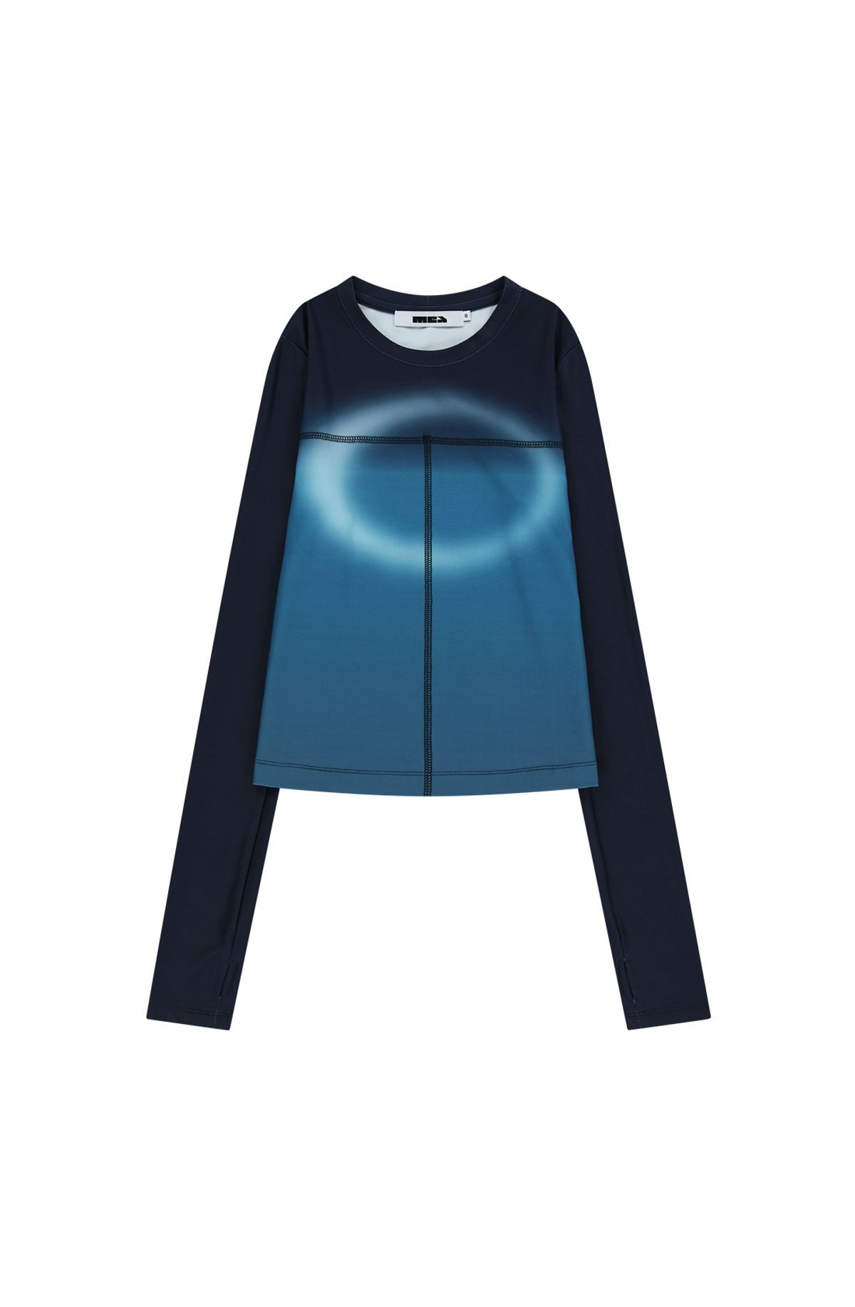 메아(MEA) ECLIPSE THUMBHOLE TOP [NAVY]