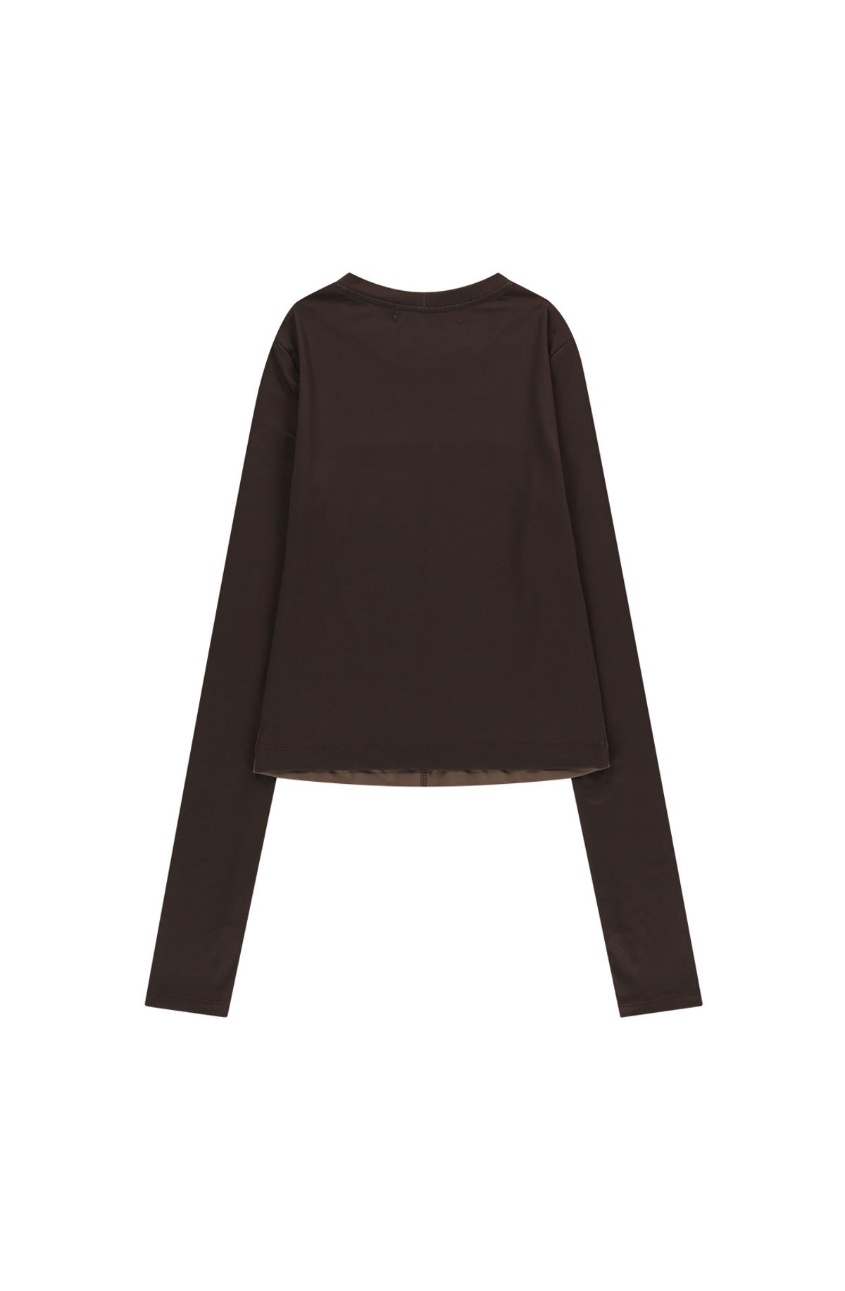 메아(MEA) ECLIPSE THUMBHOLE TOP [BROWN]