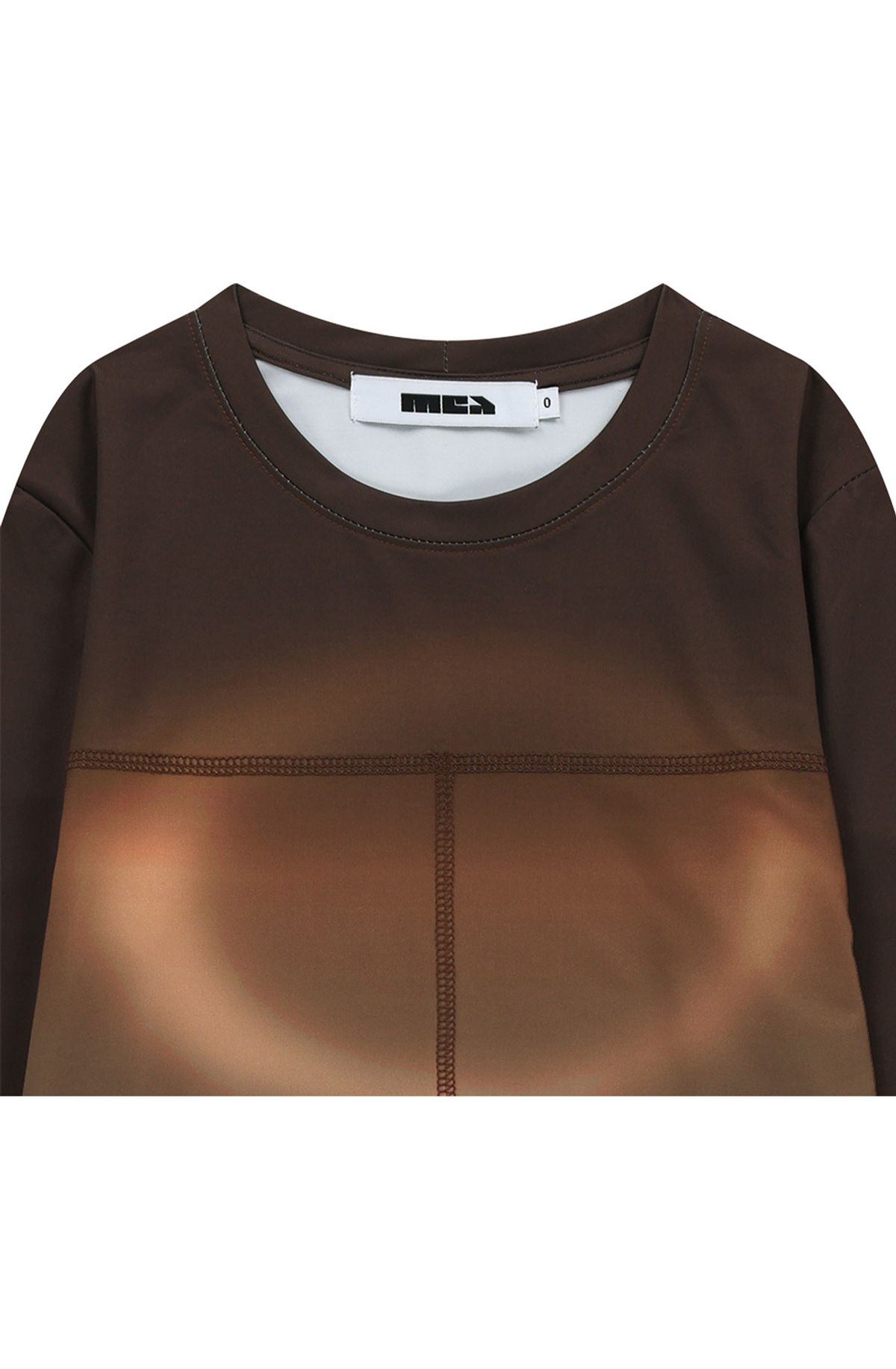 메아(MEA) ECLIPSE THUMBHOLE TOP [BROWN]