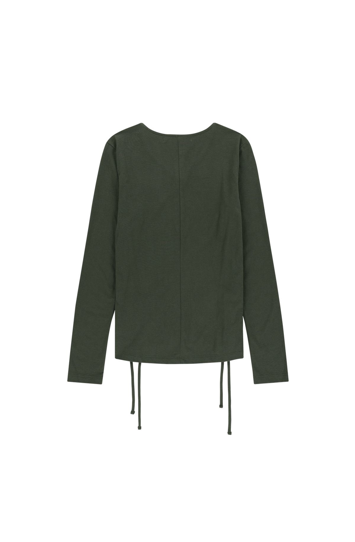 메아(MEA) RAW EDGE SLIM TOP [KHAKI]