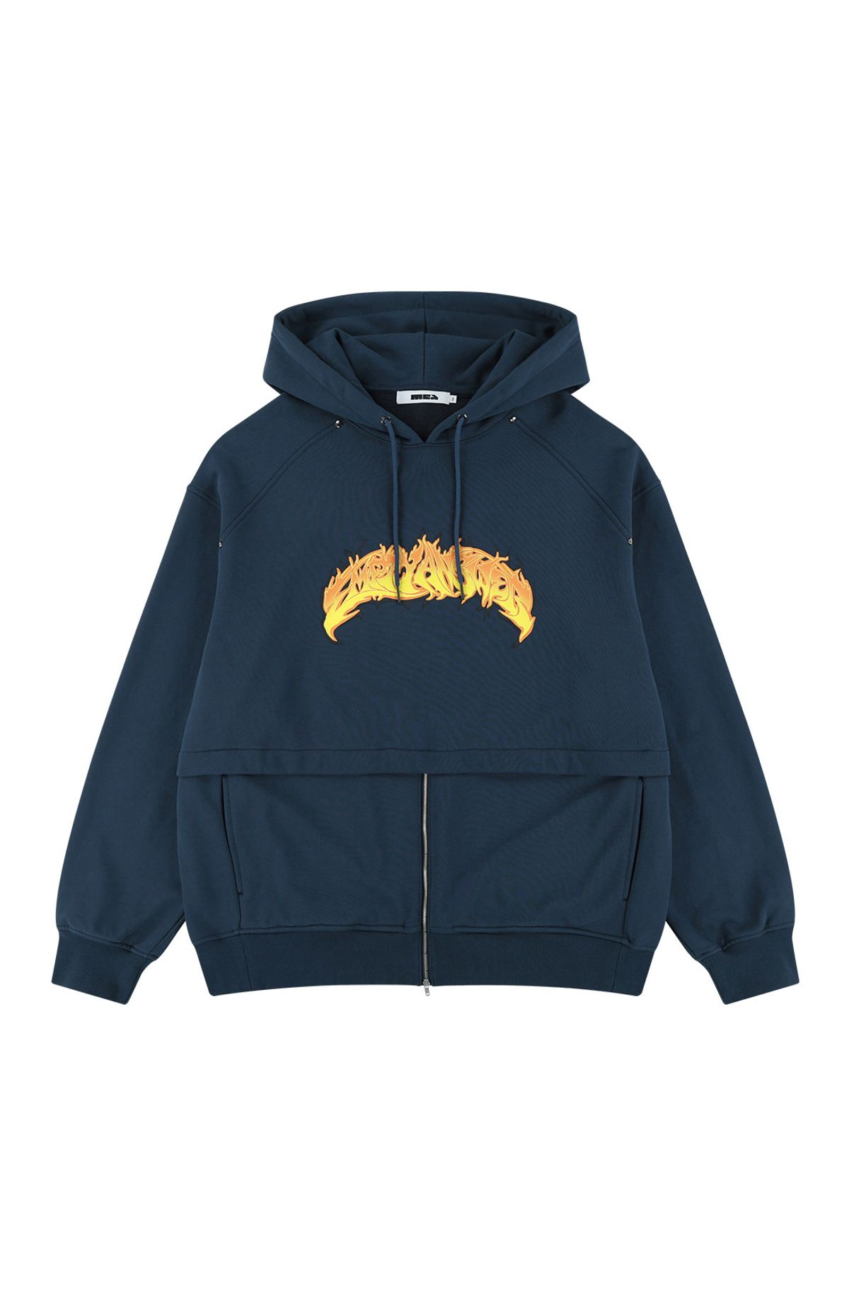 메아(MEA) ZIP OPEN HOODIE [NAVY]