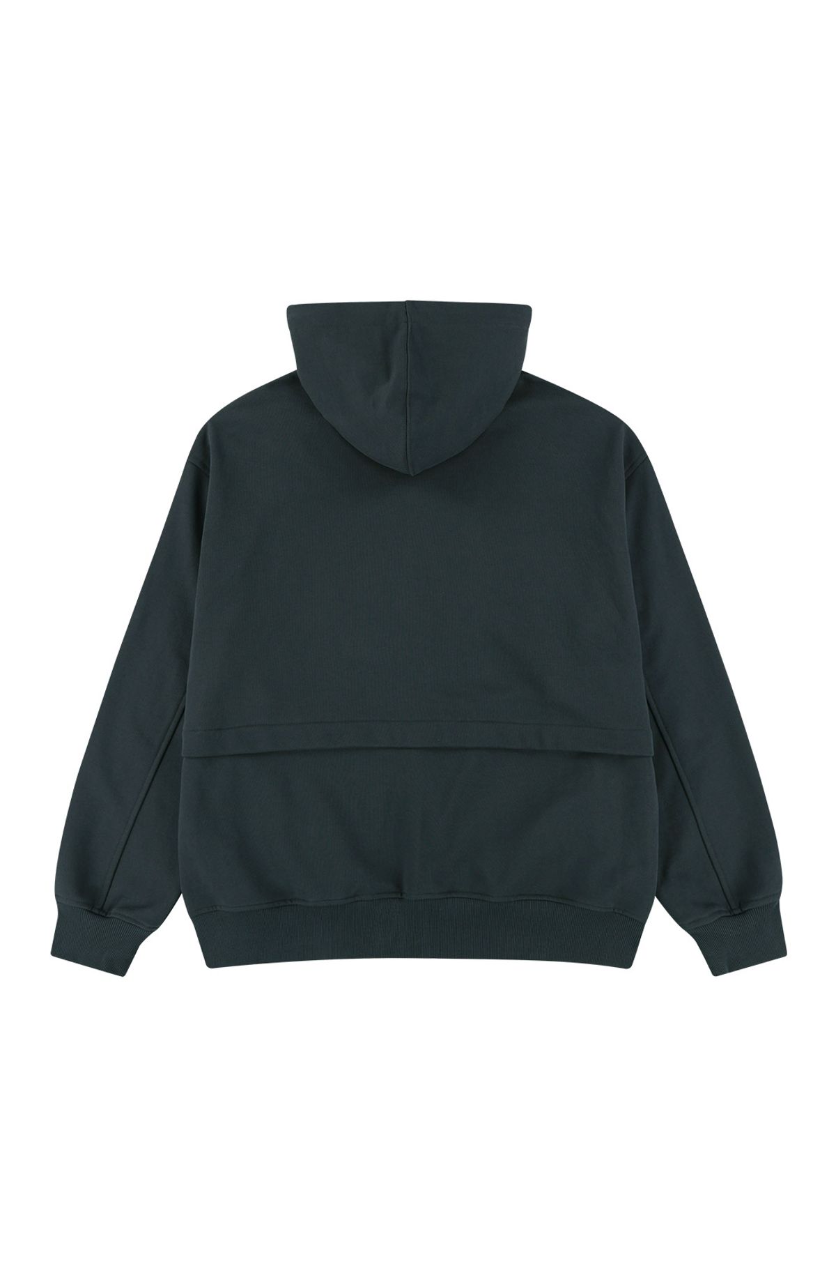 메아(MEA) ZIP OPEN HOODIE [DARK GREY]