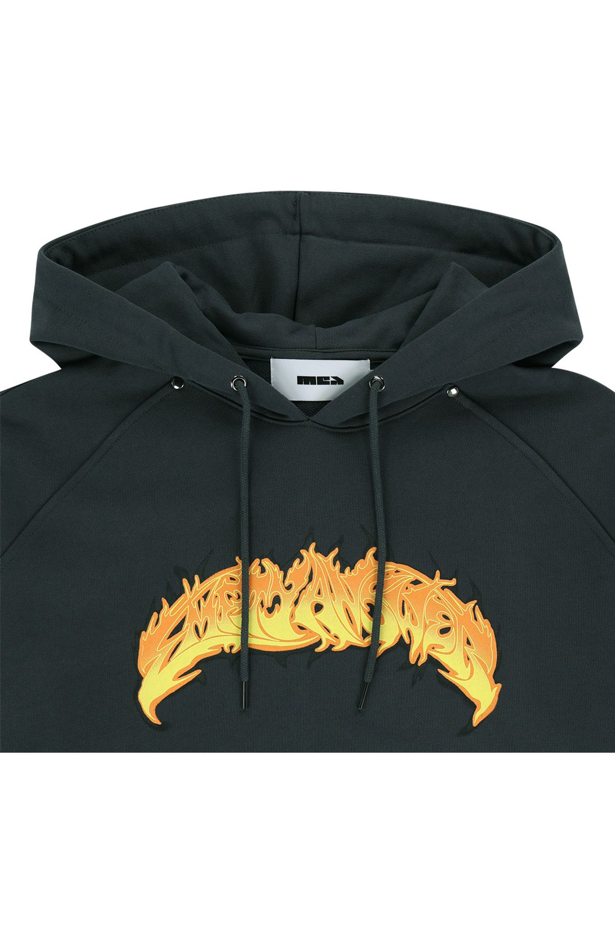 메아(MEA) ZIP OPEN HOODIE [DARK GREY]