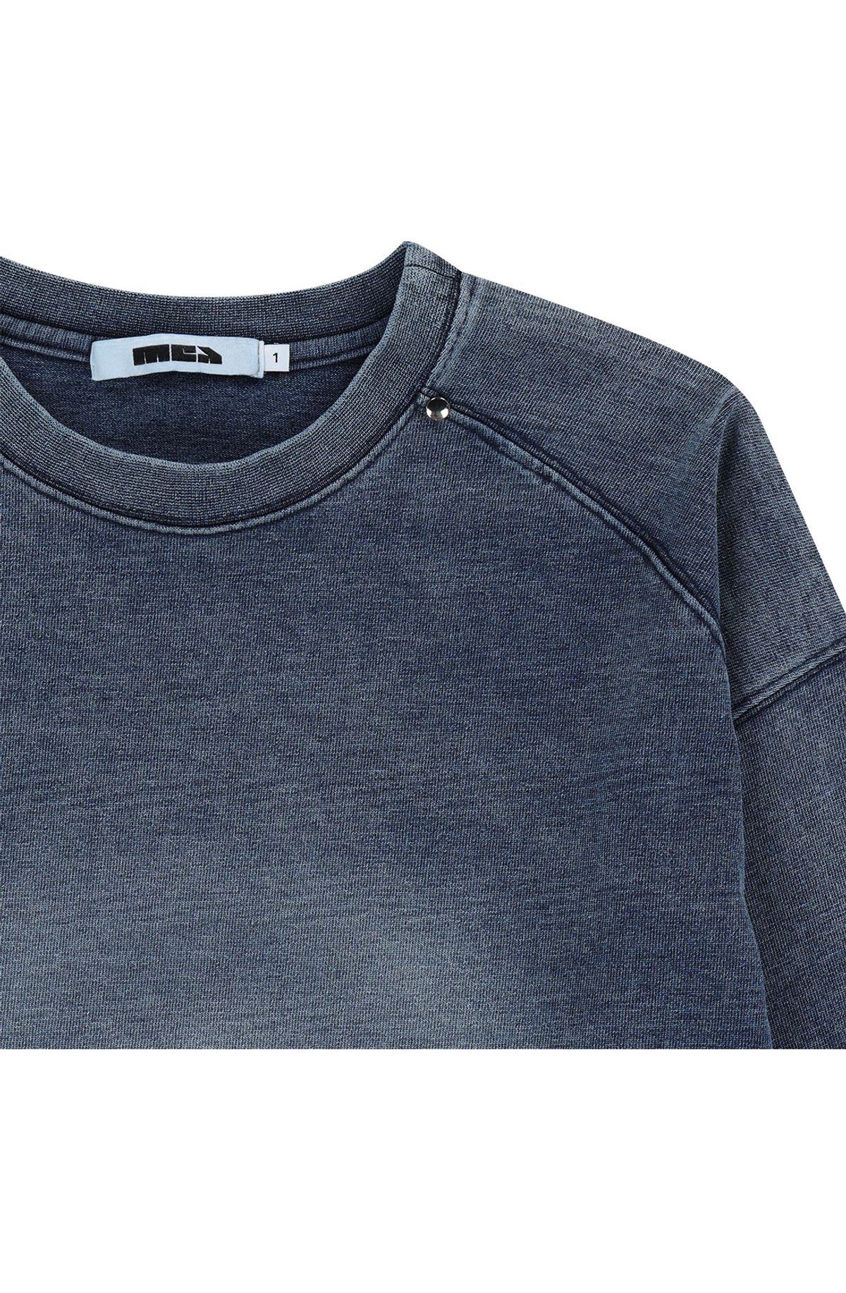 메아(MEA) FADED SWEATSHIRT [BLUE]
