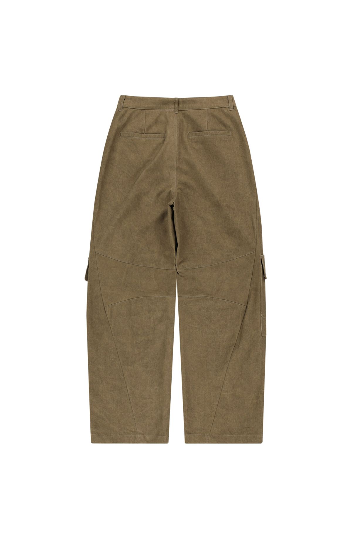 메아(MEA) WIDE LEG CARGO PANTS [BROWN]