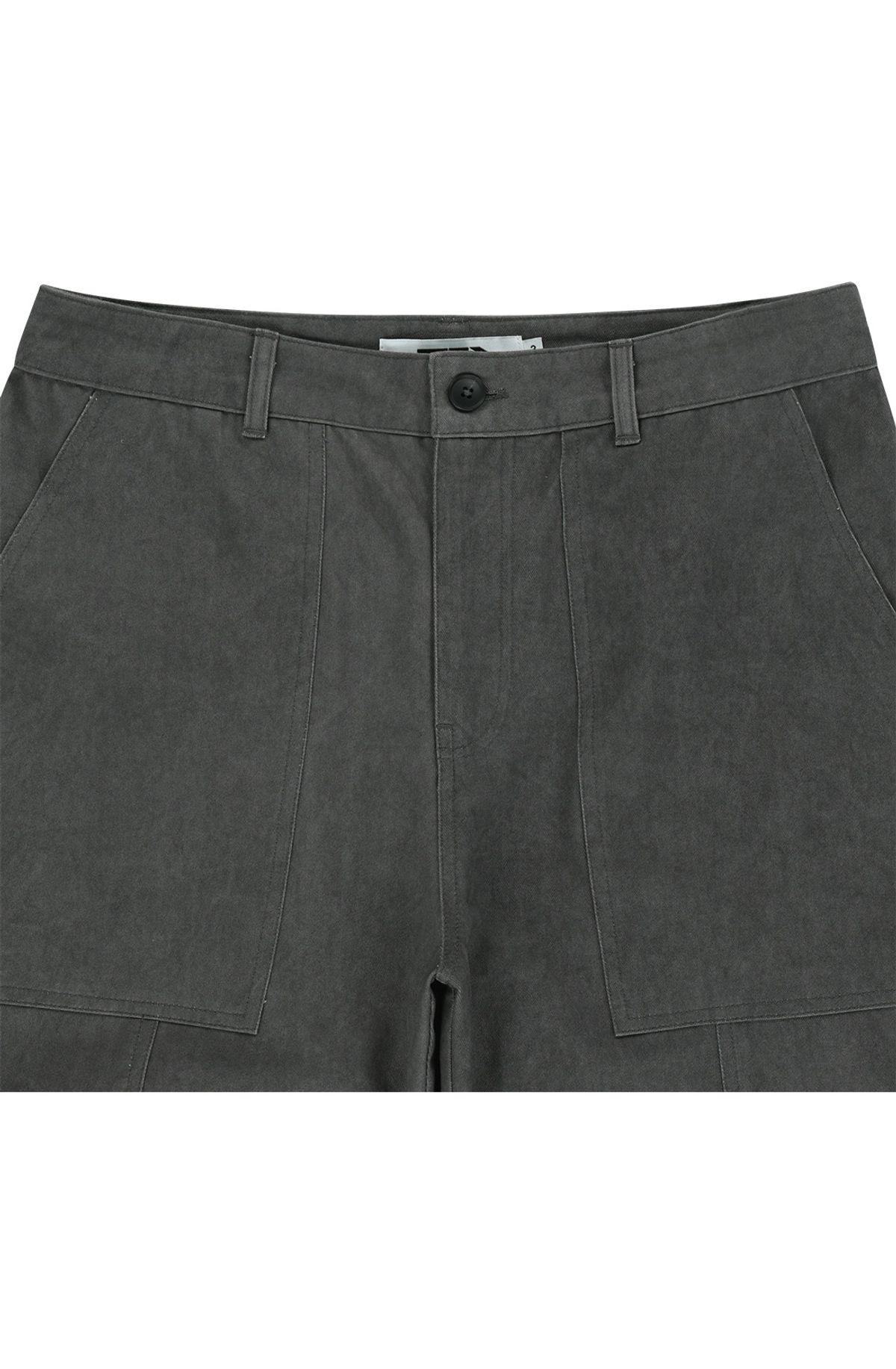메아(MEA) WIDE LEG CARGO PANTS [DARK GREY]