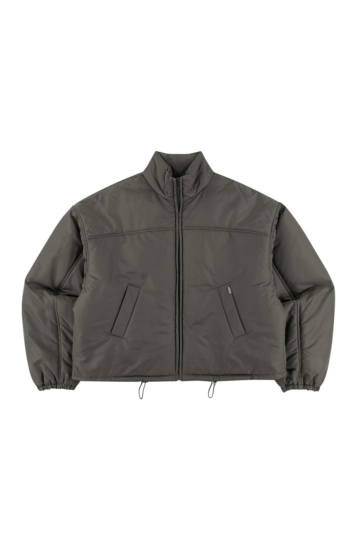 메아(MEA) PADDED BOMBER JACKET [KHAKI BROWN]