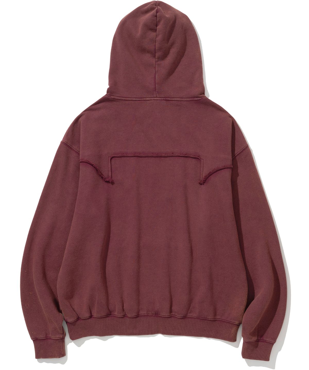 낫포너드(NOT4NERD) 4 Symbol Salt Washing Incision Hood - Wine