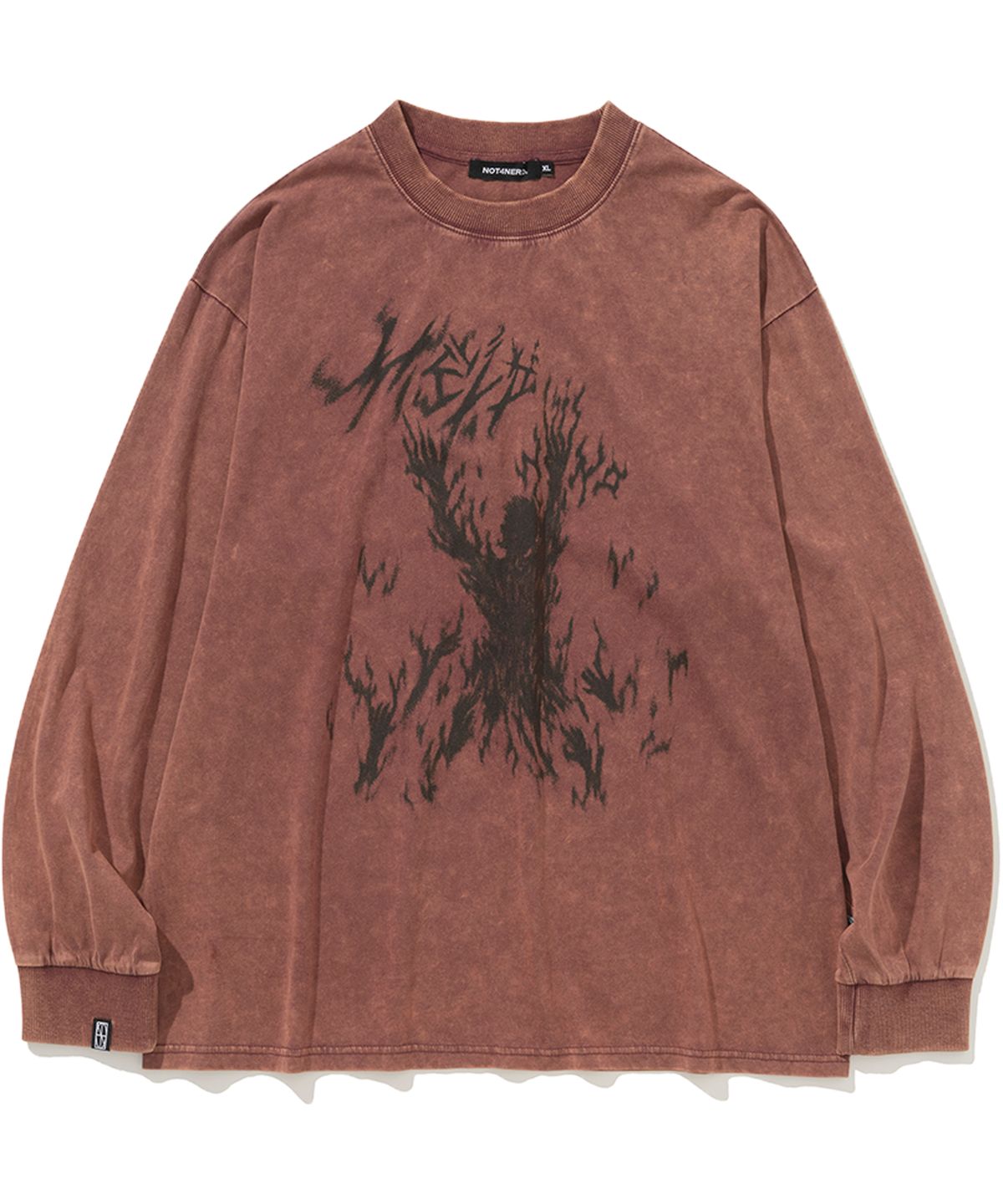 낫포너드(NOT4NERD) Burn In Hell Long Sleeve - Red