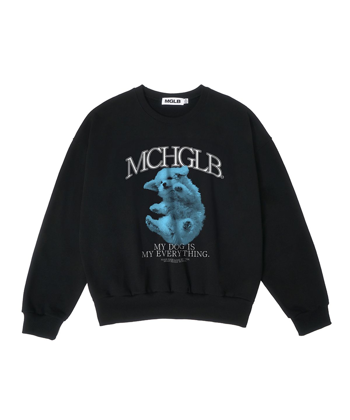 매치글로브(MATCHGLOBE) 플라이 퍼피 스웻셔츠(블랙)