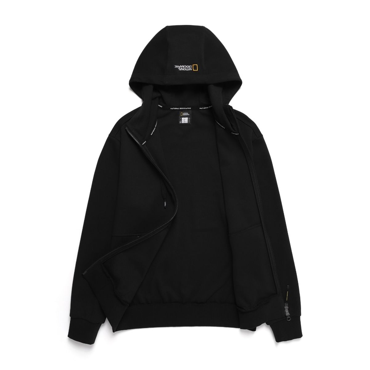 내셔널지오그래픽(NATIONALGEOGRAPHIC) N243UFT910 핀테일 트레이닝 후드 집업 CARBON BLACK