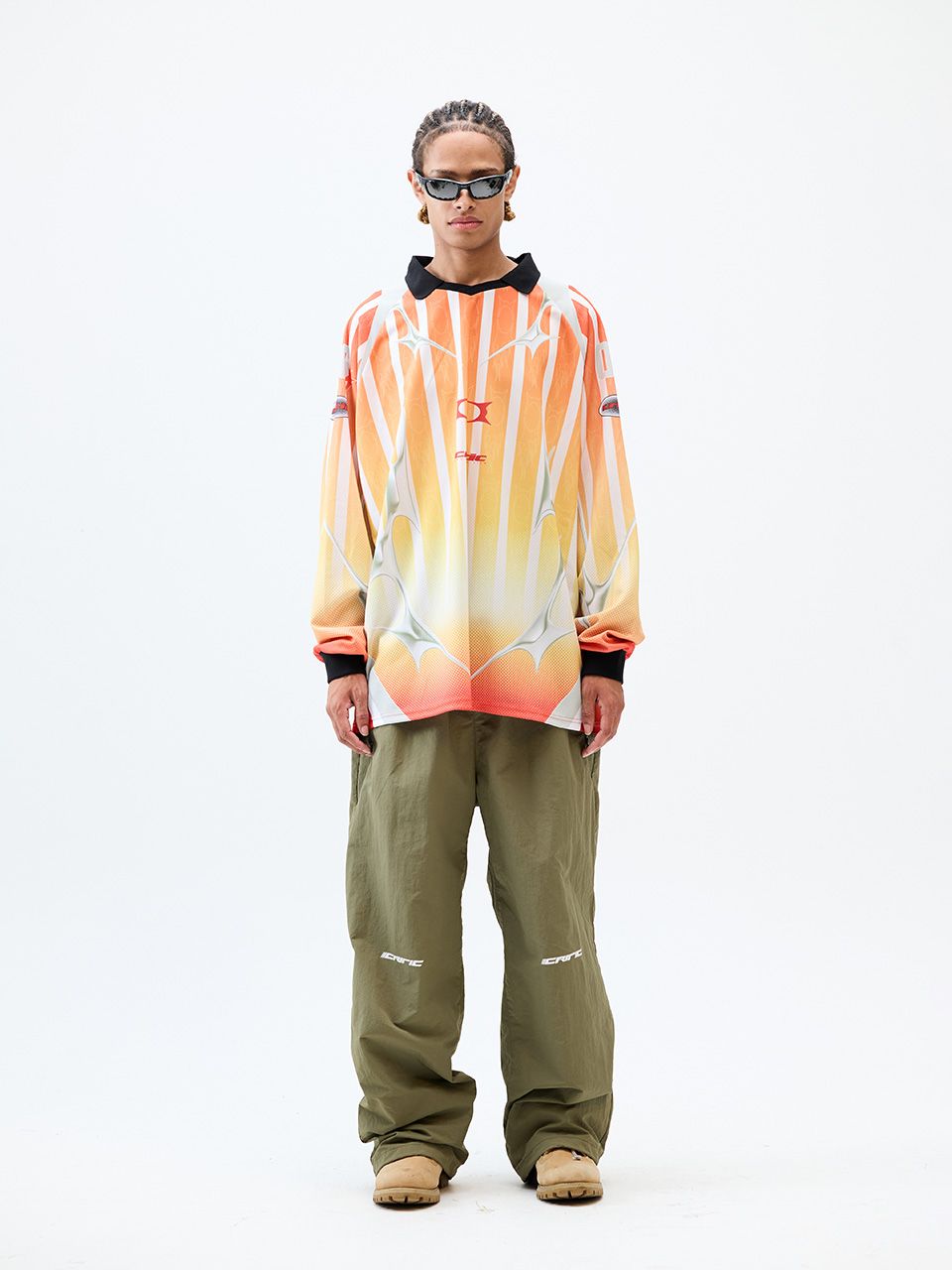 CRITICのWORMHOLE CHROME RACING JERSEY 全2色 크리틱(CRITIC) WORMHOLE CHROME RACING JERSEY RED - 사이즈