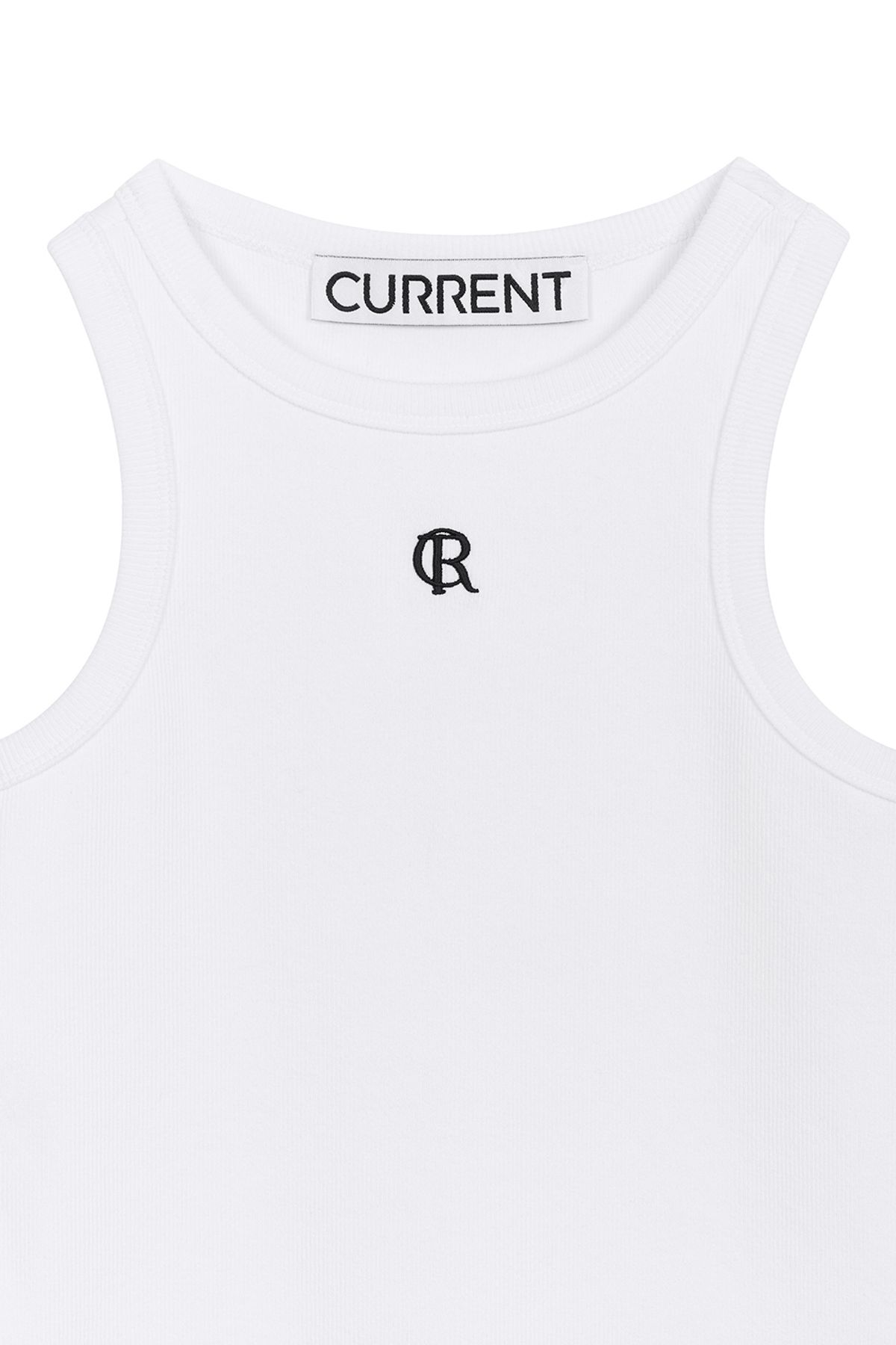 커렌트(CURRENT) 슬리브리스 탑 [화이트]