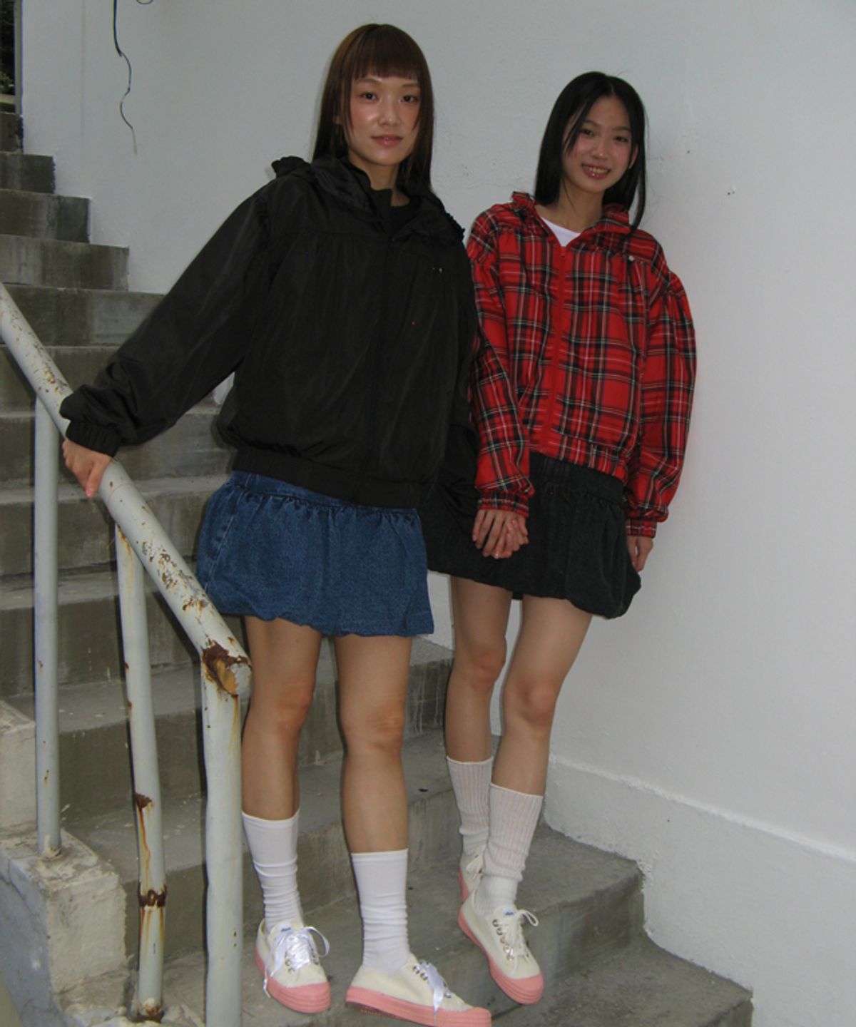 론론(RONRON) BALLOON PUMPKIN DENIM PANTSKIRT BLACK
