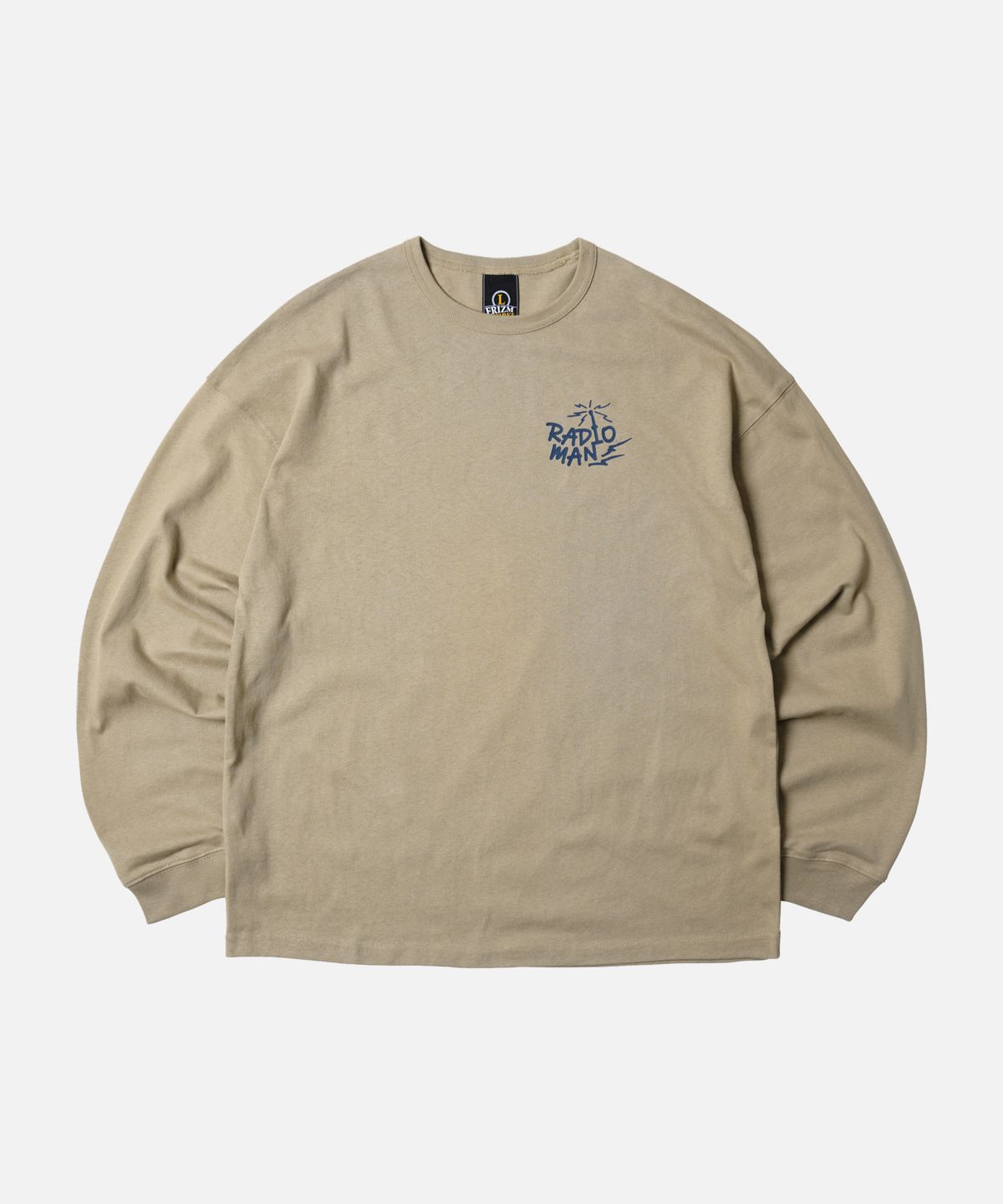 프리즘웍스(FRIZMWORKS) RADIO MAN LONG SLEEVE TEE _ SAND