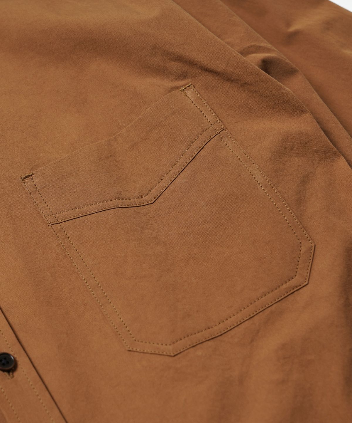 프리즘웍스(FRIZMWORKS) HIGH COUNT FRENCH SHIRT _ BRICK