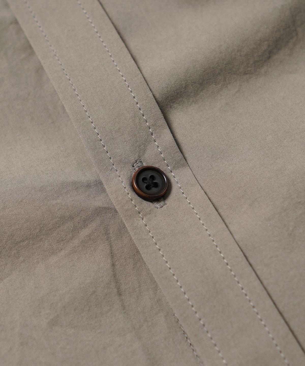 프리즘웍스(FRIZMWORKS) HIGH COUNT FRENCH SHIRT _ KHAKI GRAY