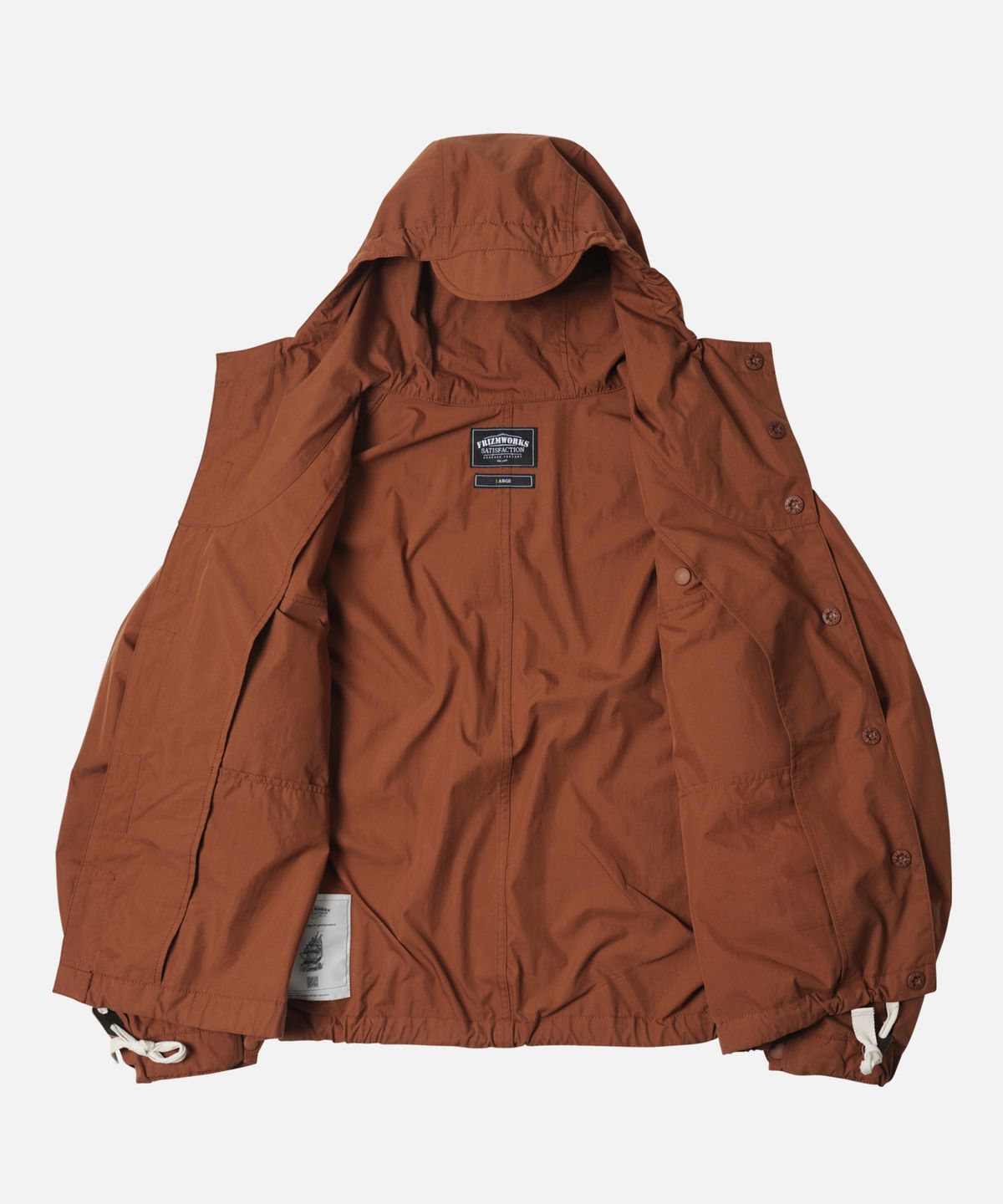 프리즘웍스(FRIZMWORKS) WADING HOODED PARKA _ BRICK