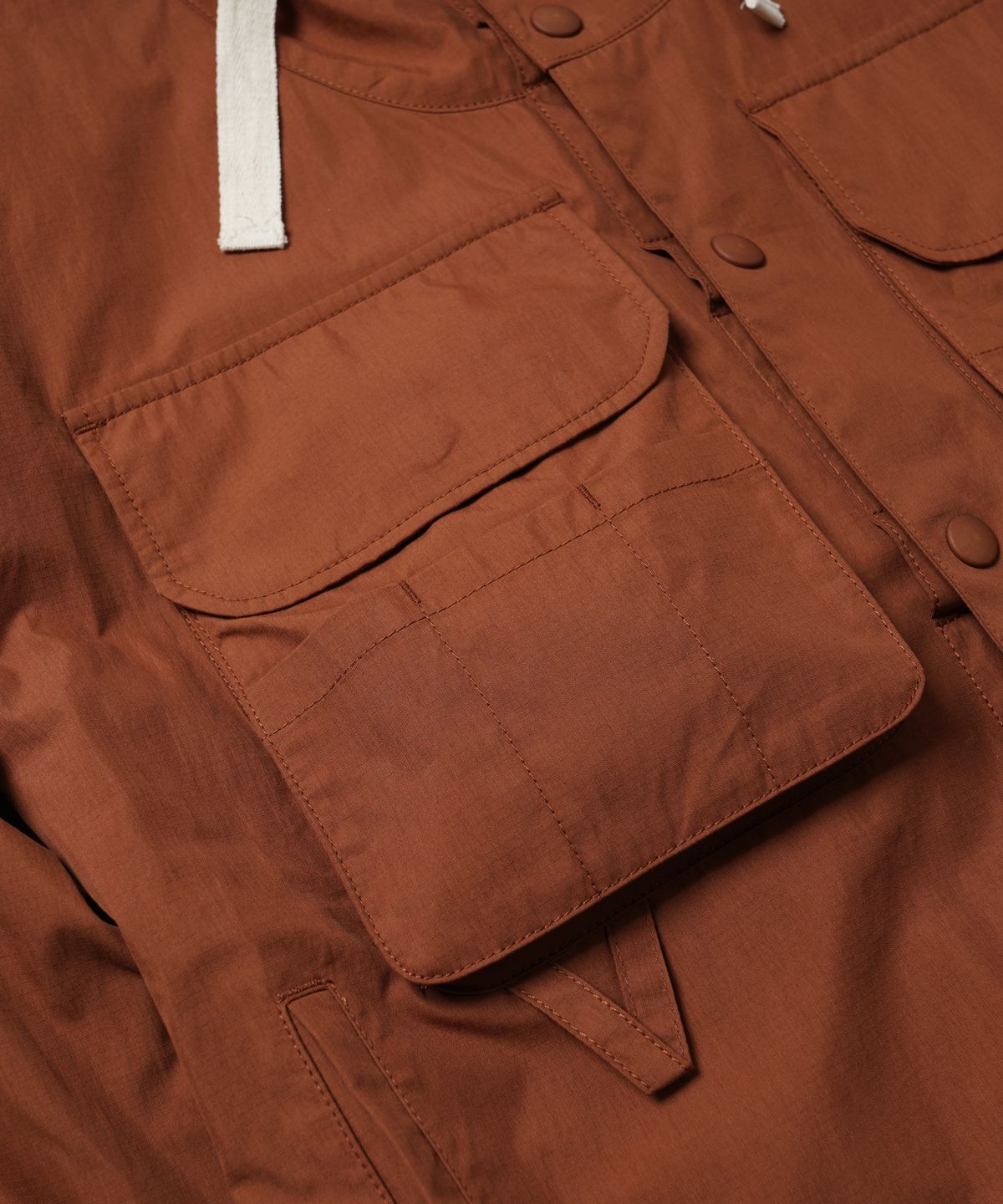 프리즘웍스(FRIZMWORKS) WADING HOODED PARKA _ BRICK
