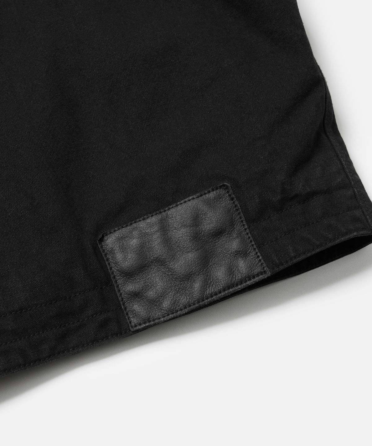 프리즘웍스(FRIZMWORKS) HEAVY CANVAS DESTROYED WORK JACKET _ BLACK