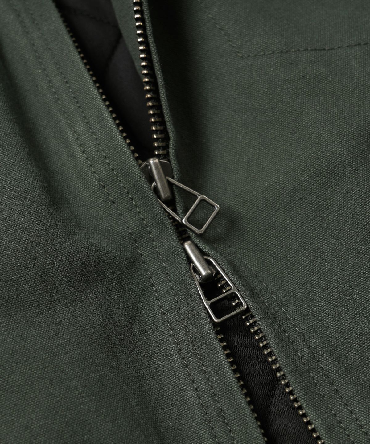 프리즘웍스(FRIZMWORKS) HEAVY CANVAS DESTROYED WORK JACKET _ OLIVE