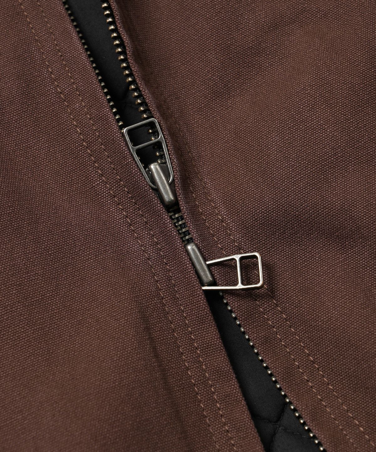 프리즘웍스(FRIZMWORKS) HEAVY CANVAS DESTROYED WORK JACKET _ BROWN