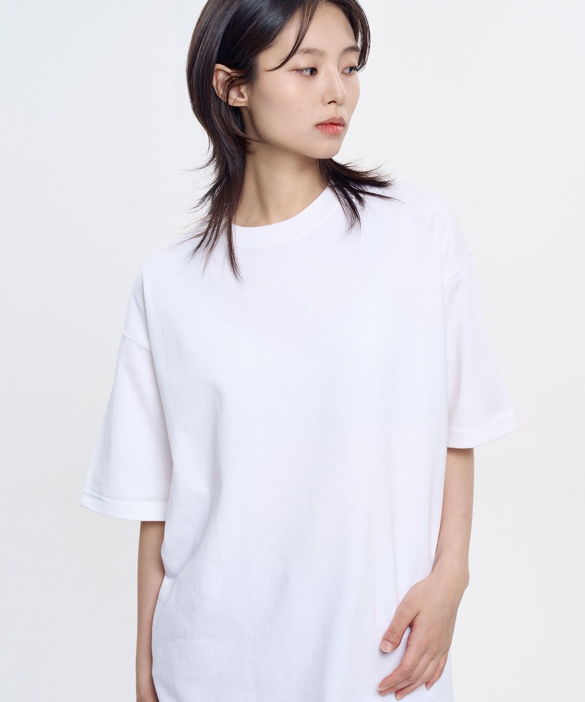 유나이티드 애슬(UNITED ATHLE) 9.1oz 헤비 듀티 반팔 티셔츠_화이트